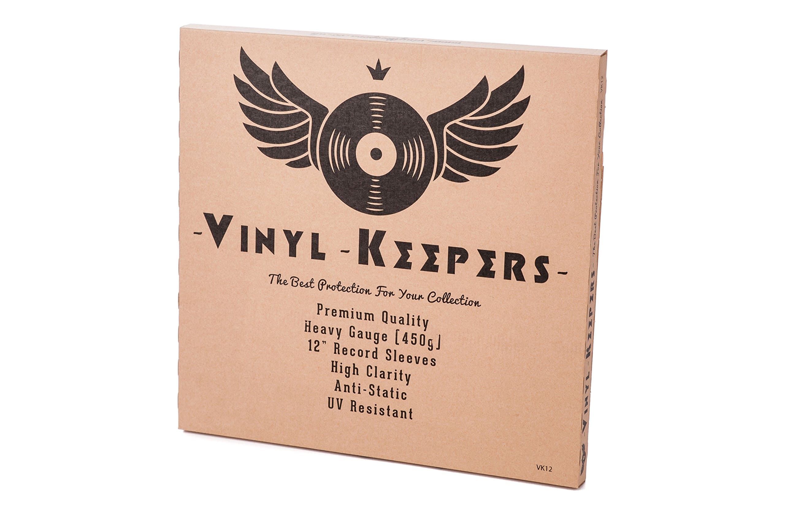200 x 12" Anti Static 450g Vinyl Keepers Polythene Record Sleeves