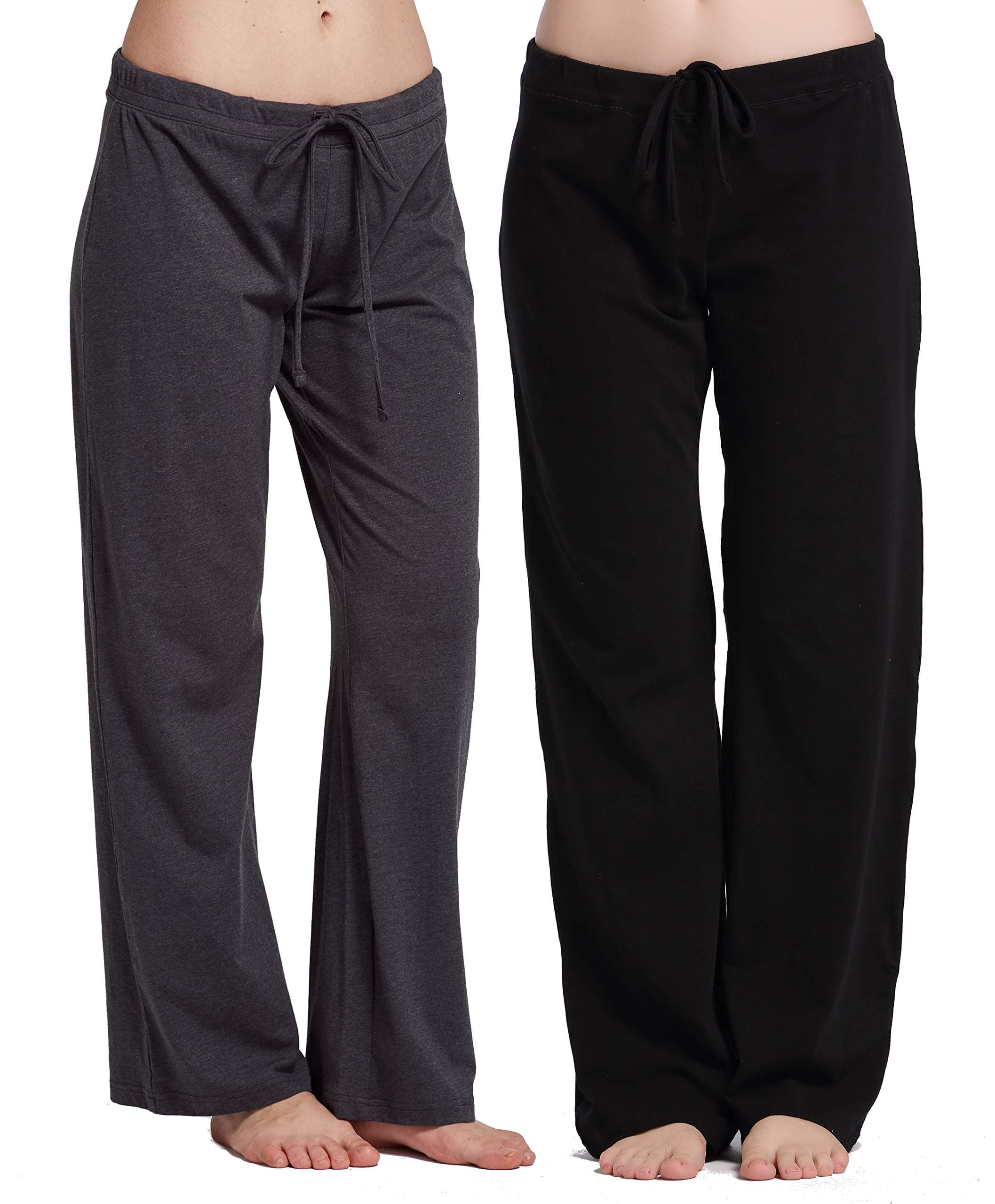 CYZ Womens Casual Stretch Cotton Pajama Pants Simple Lounge Pants