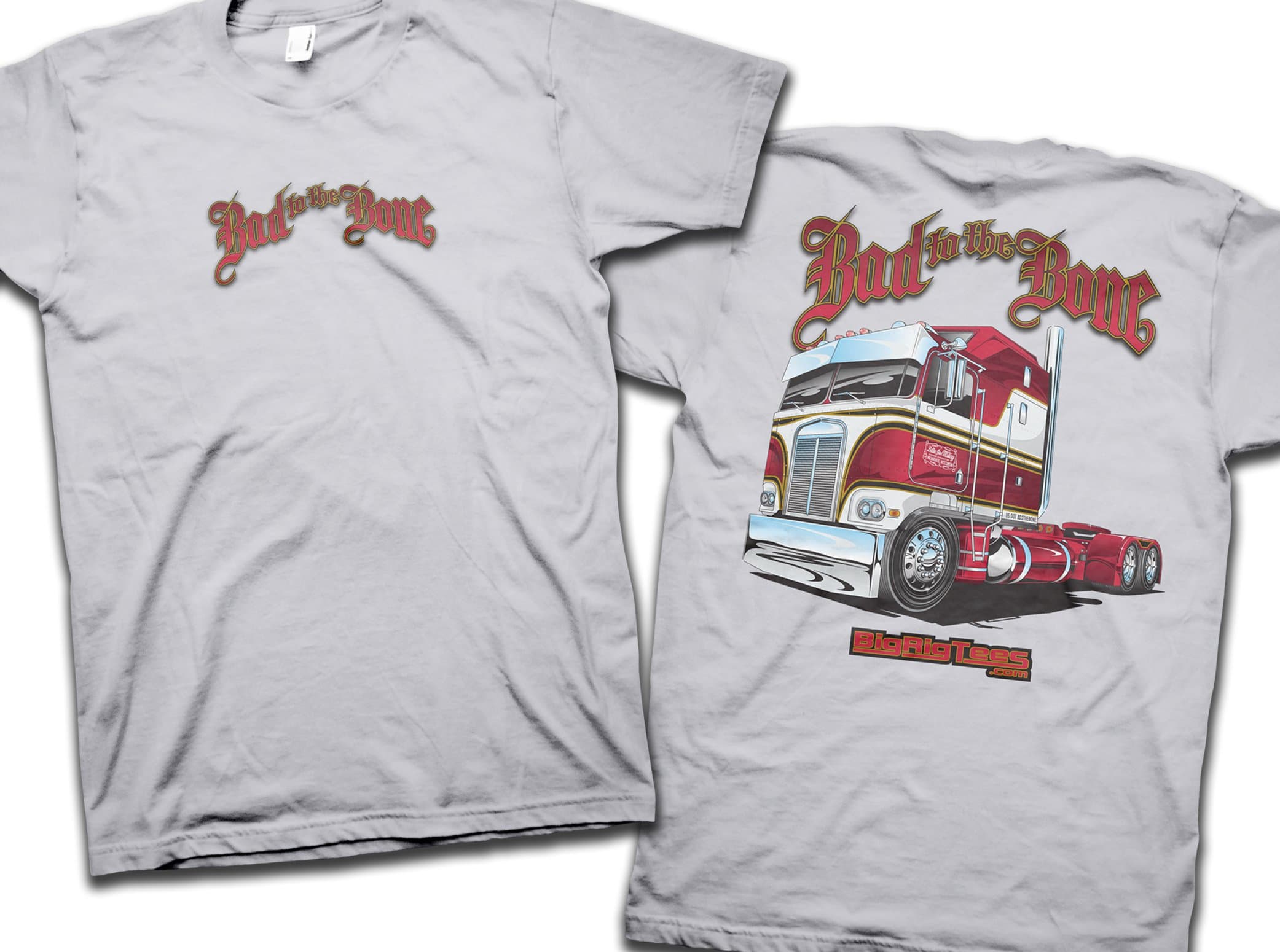 Big Rig Tees 'Bad to the Bone' T-Shirt (XXX-Large)
