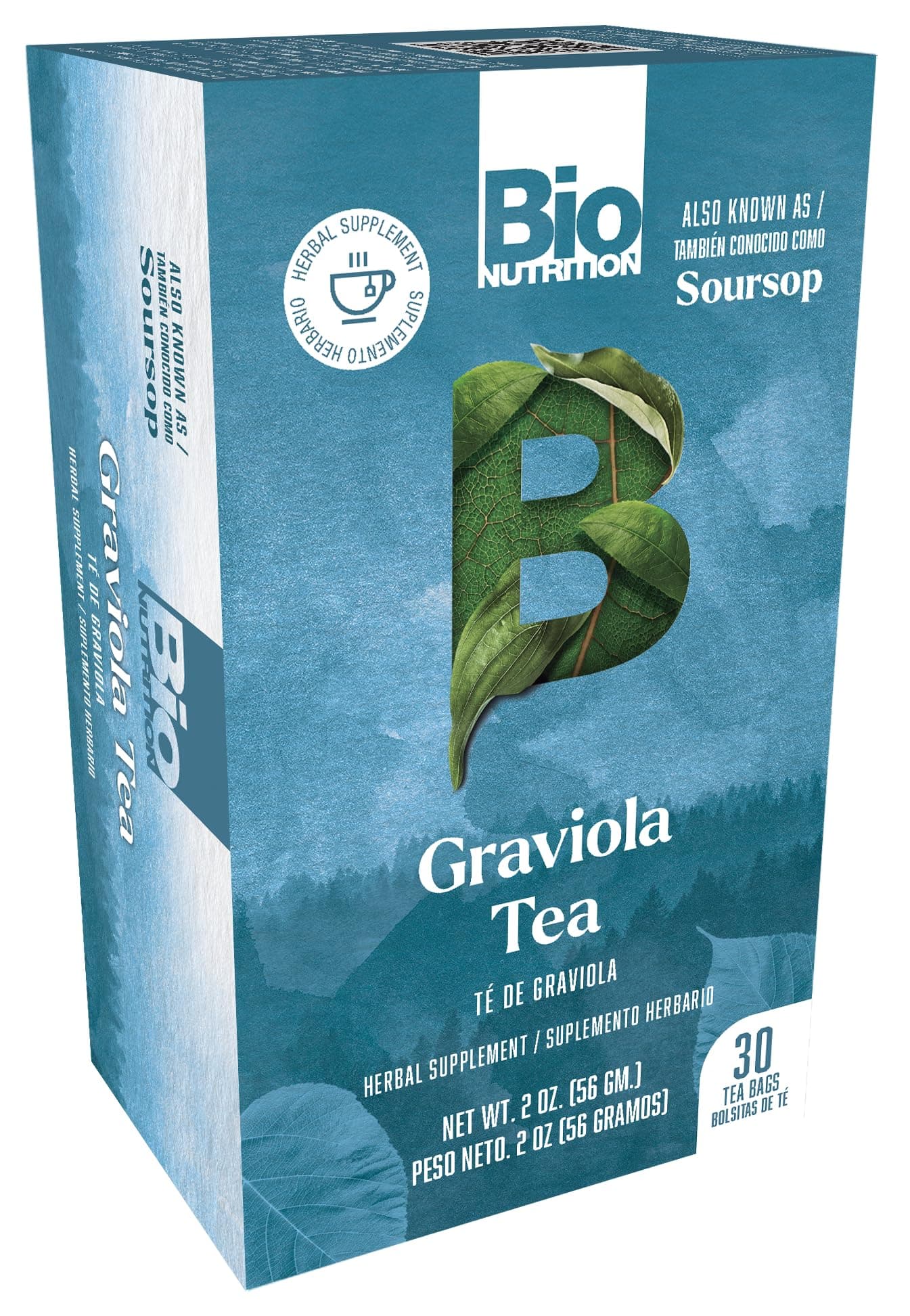 BIO NUTRITION INC. Graviola Tea 30 Bag, 0.02 Pound