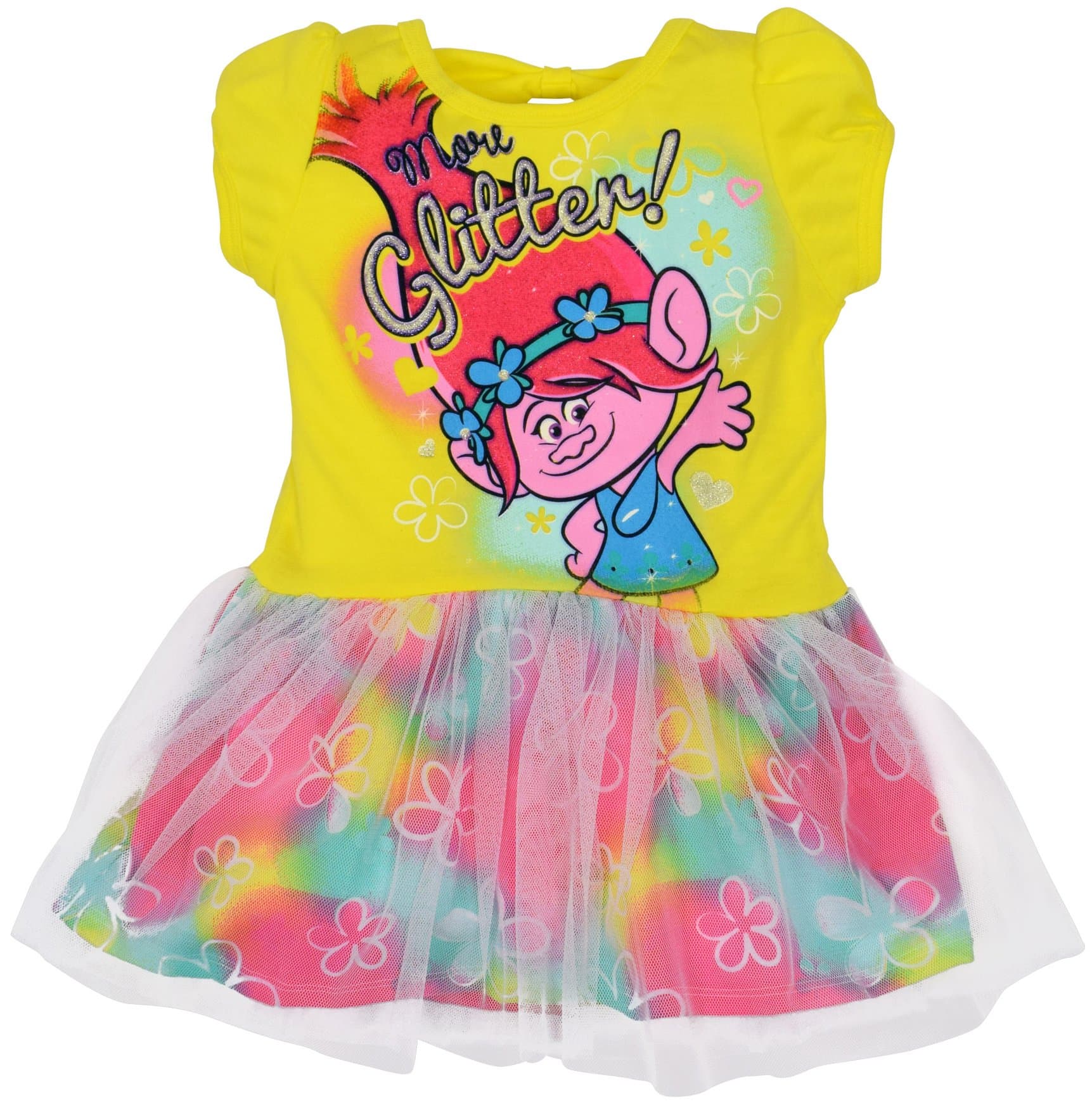 DreamWorks Trolls Toddler Girls' Dress - Poppy, Yellow