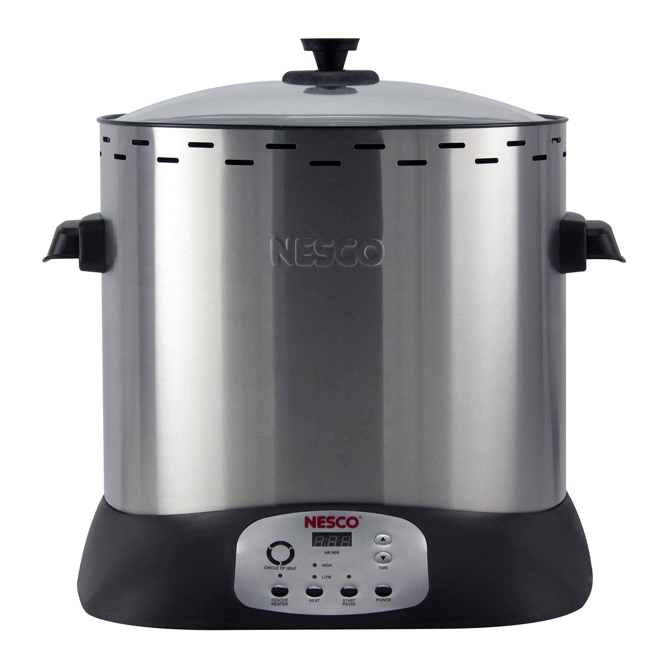 NESCO ITR-01 Digital Infrared Upright Turkey Roaster, Oil Free, 1420 Watts, Silver