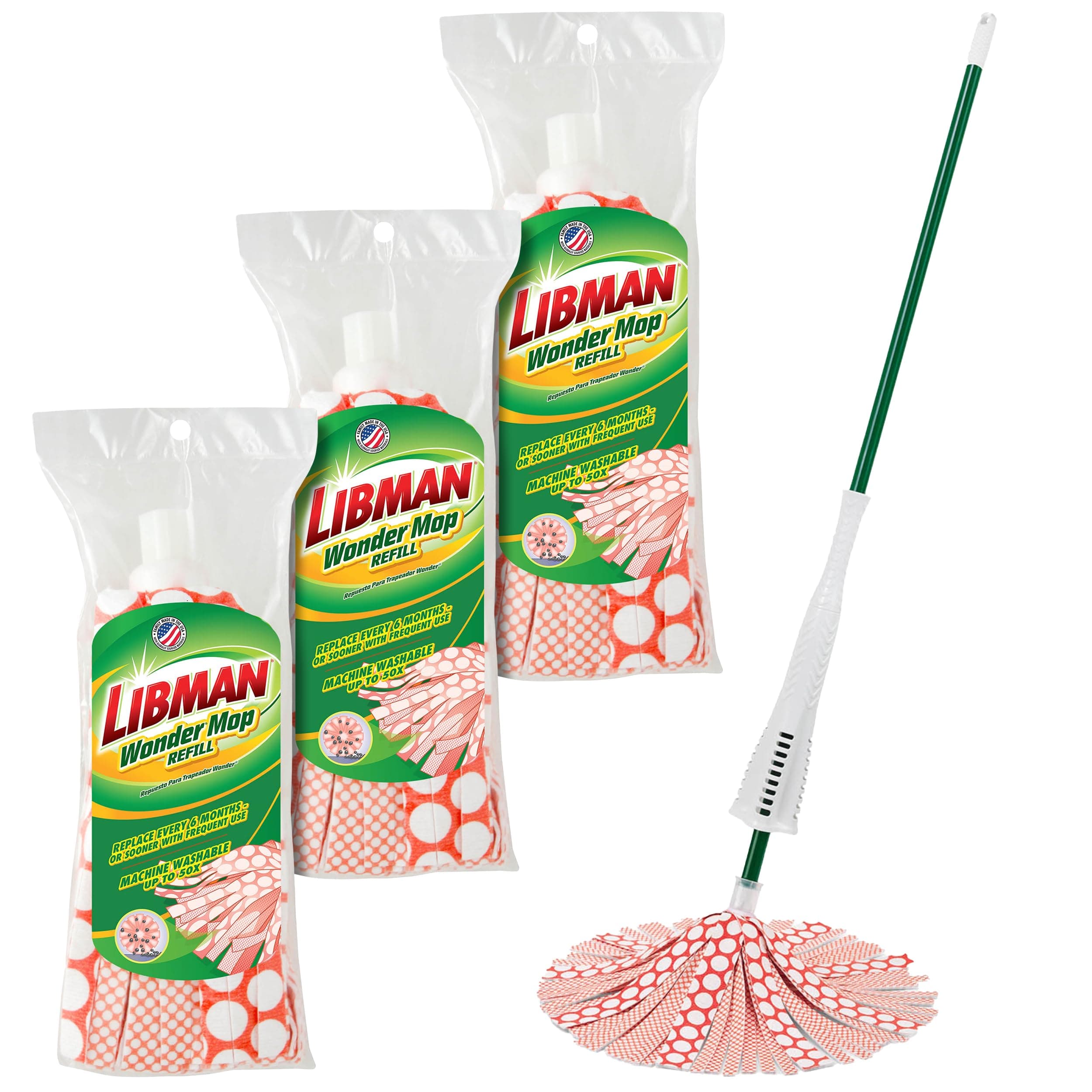 Libman Wonder Mop Plus Refills