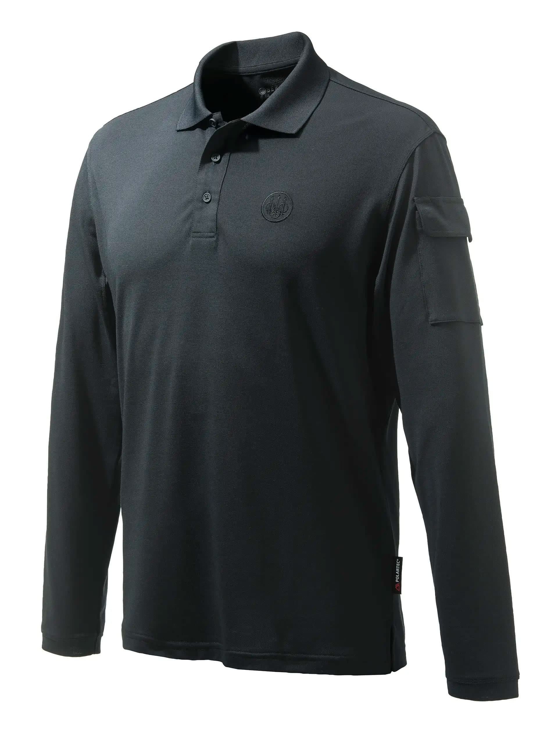 Beretta Men's Hunting Outdoor Casual Fashion Lightweight Training Sun Protection Long Sleeve Miller Polo Shirt