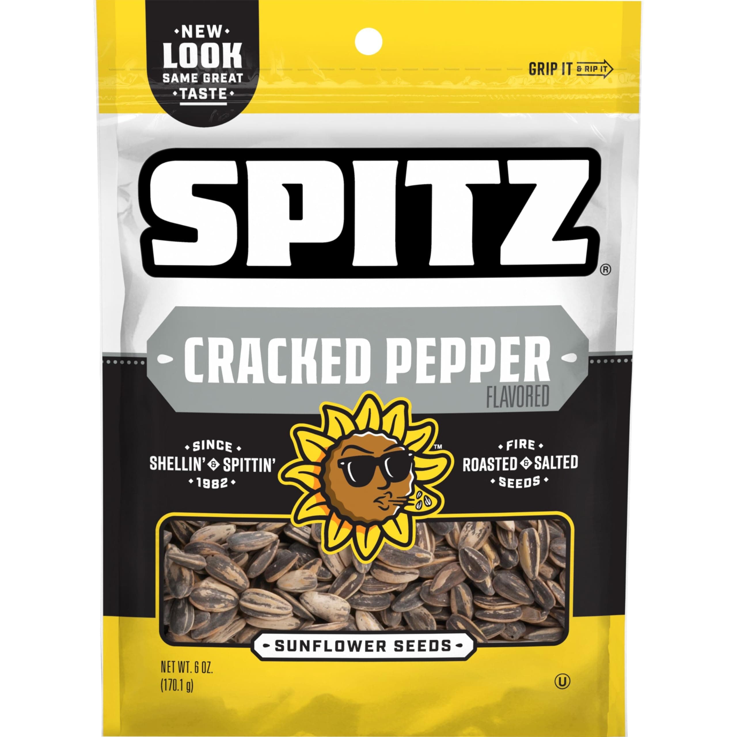 Sunflower Seeds, Cracked Pepper, 6 Oz (Pack of 9)