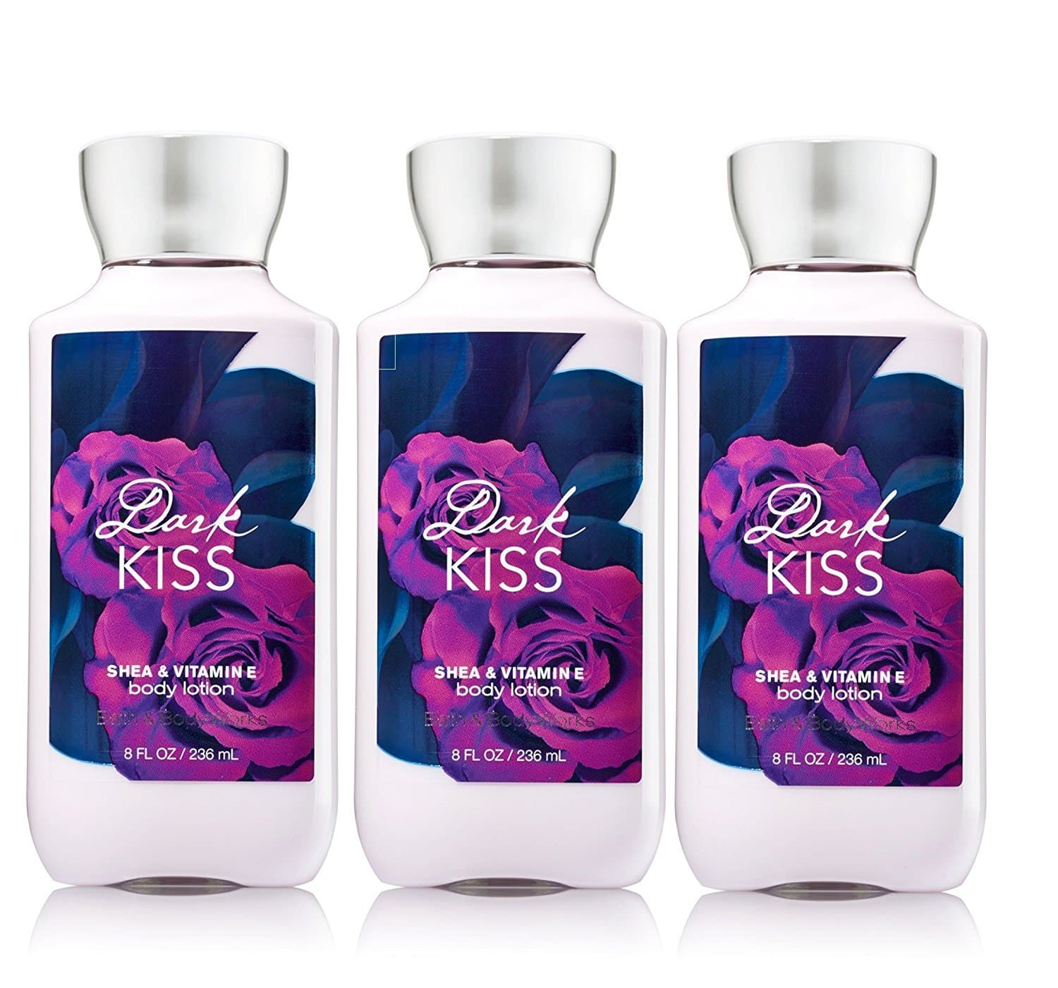 Bath & Body WorksSignature Collection Body Lotion Dark Kiss, 8 Fl Oz (Pack of 3)