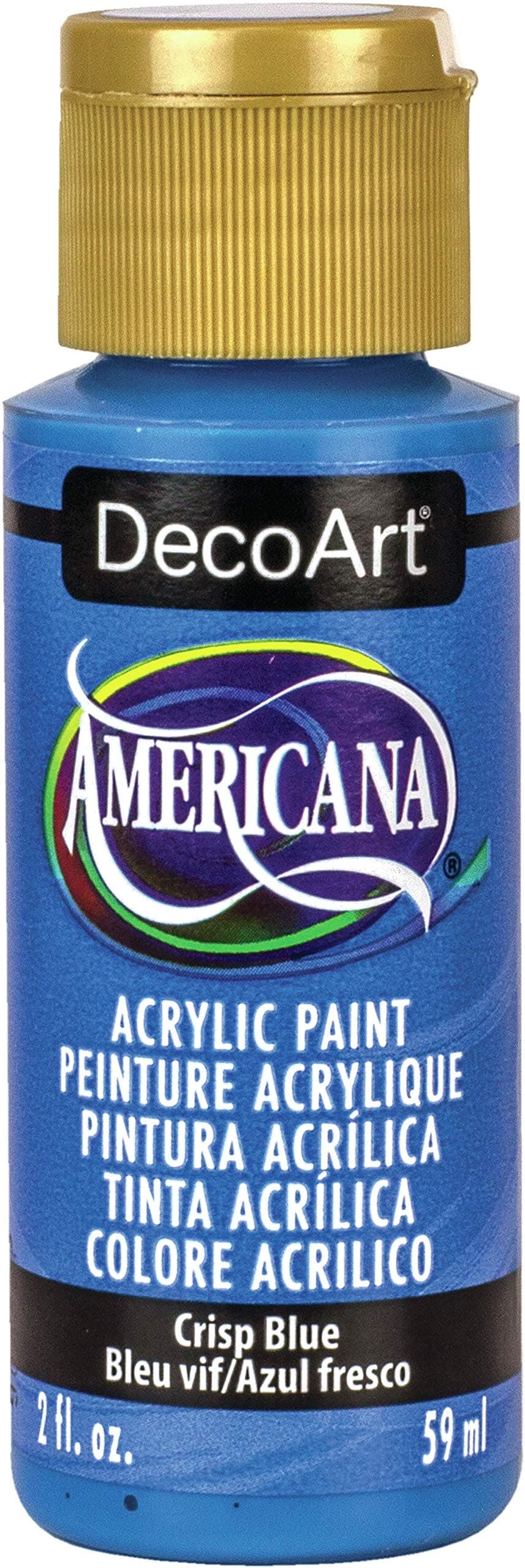 Deco Art Americana Acrylic Paint 2oz-Crisp Blue