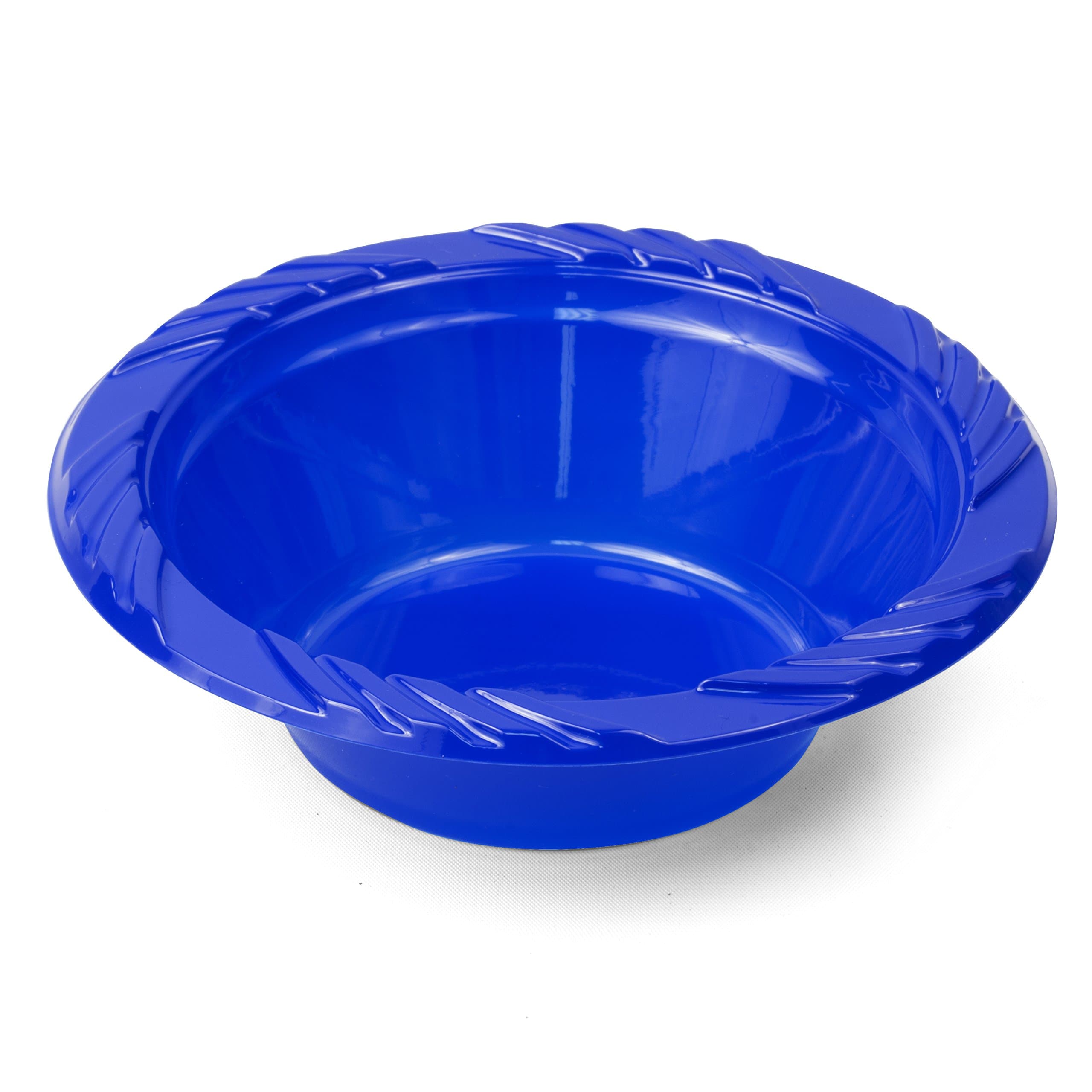 Concept Party Products 125 Count Plastic Bowls, 12 ounces, Blue