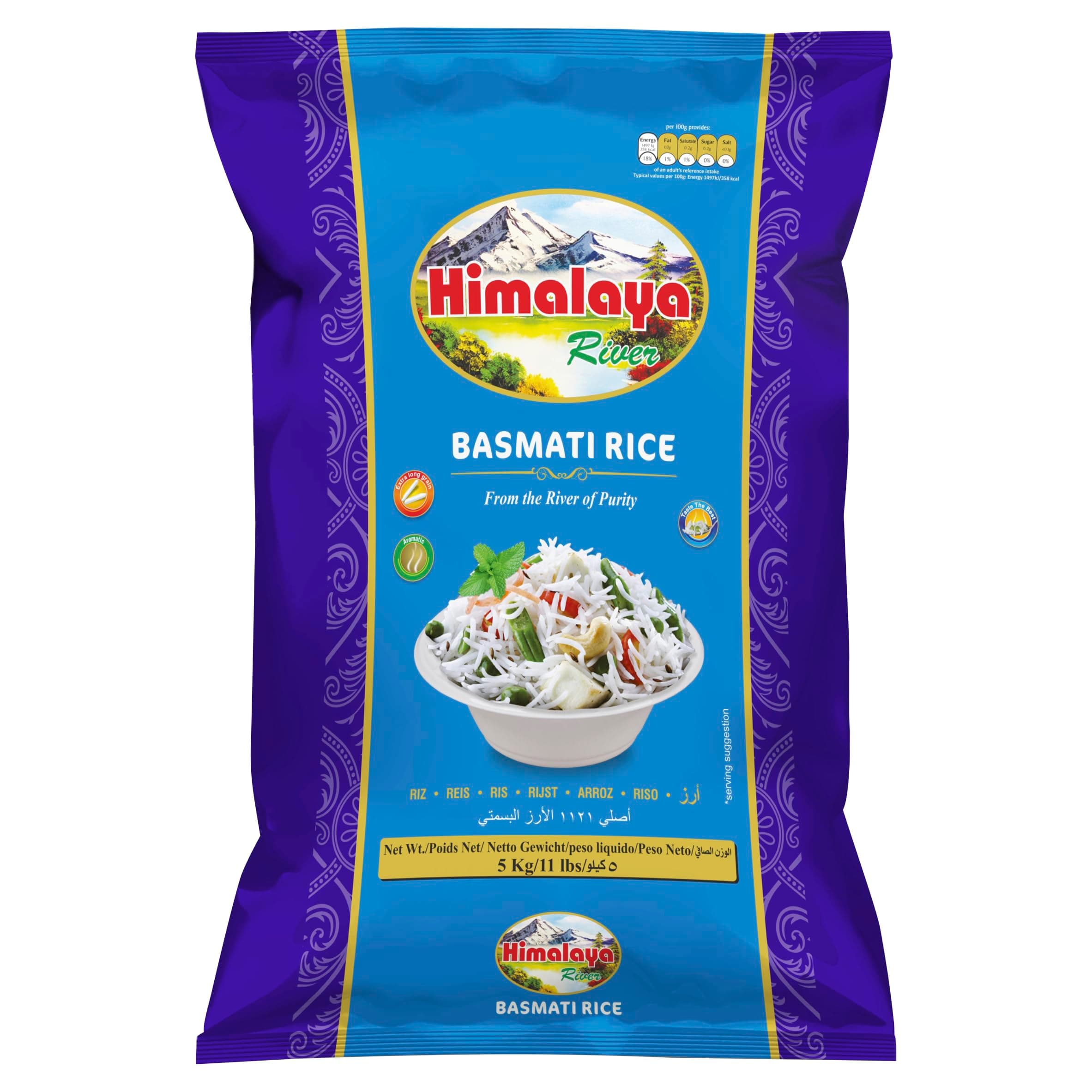 Himalaya River Basmati Rice 5kg