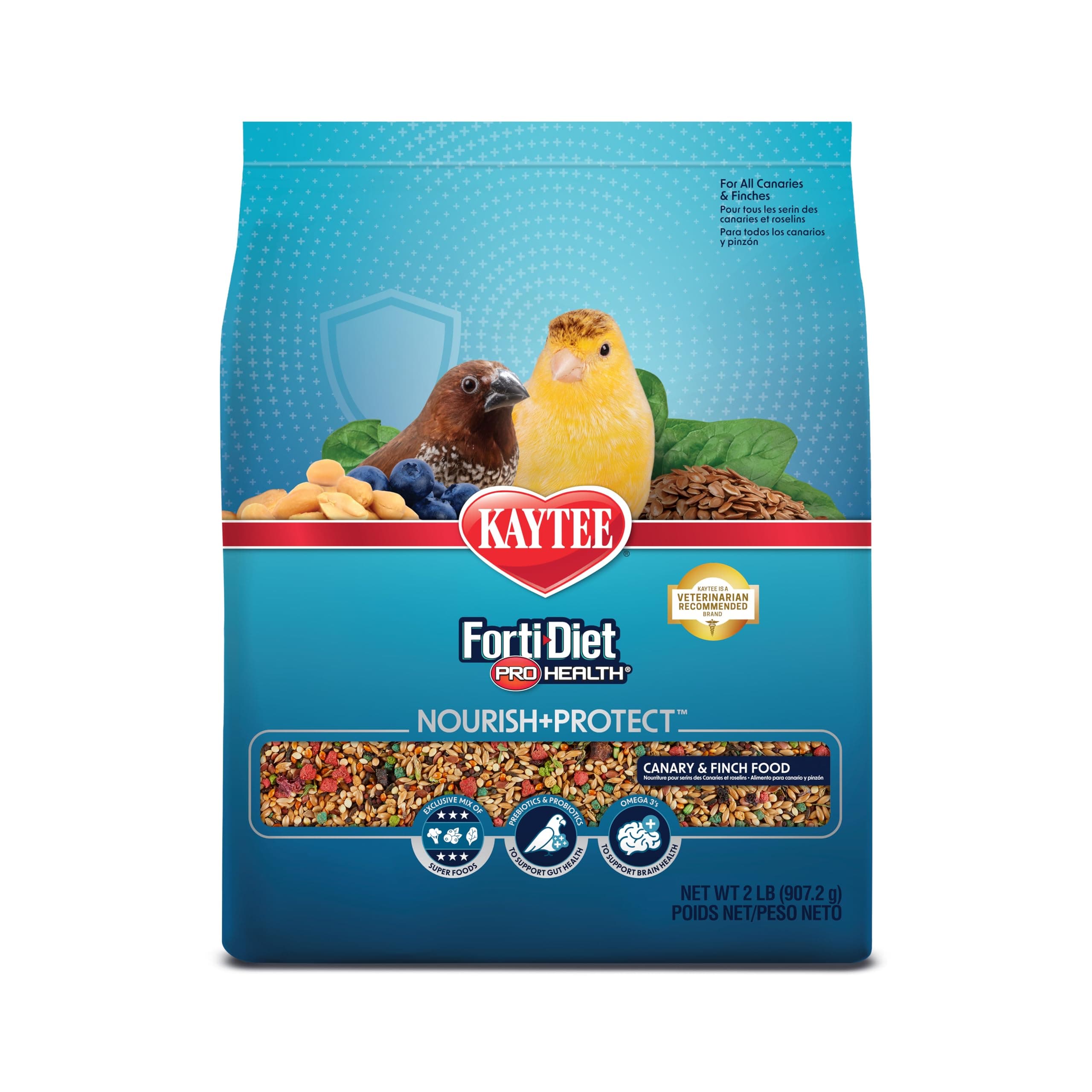 Kaytee Forti-Diet Pro Health Canary & Finch Food, 2 lb