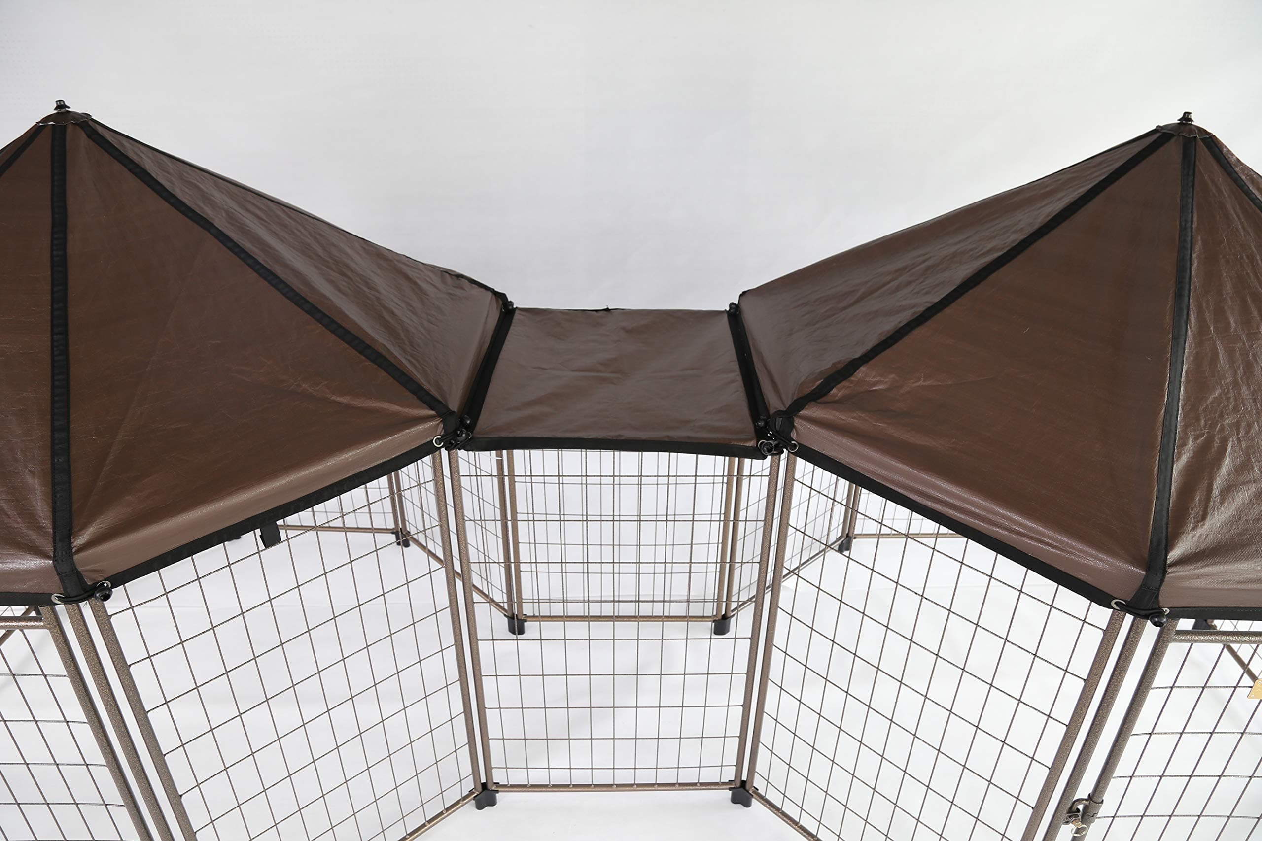 Advantek Pet Gazebo Outdoor Nylon Corridor Cover with 4 Ball Ties, 3 ft