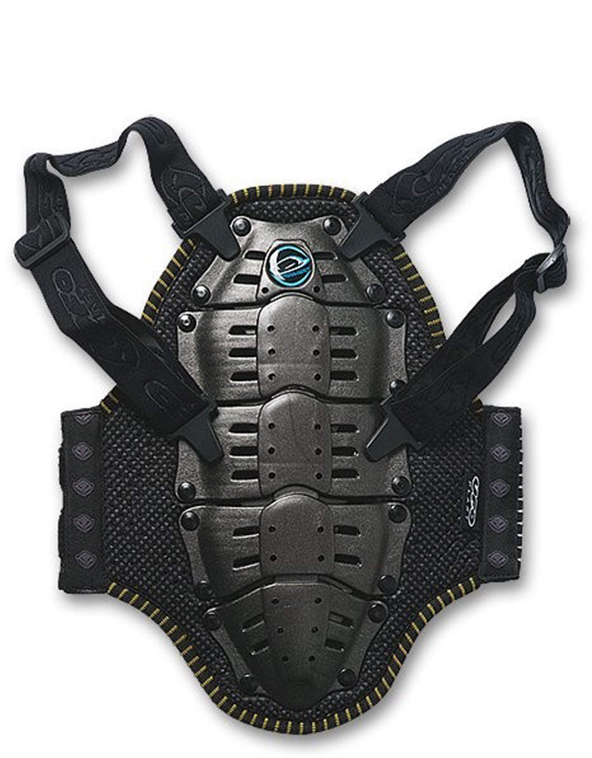 UFO Plast Made in Italy Spine Protector for Kids - Safety Kit with Back Support Belt/Removable int. Part for Washing/for: Motorcycle, Motocross, Snowboard, Ski/Colors: Black/Red or White/Red