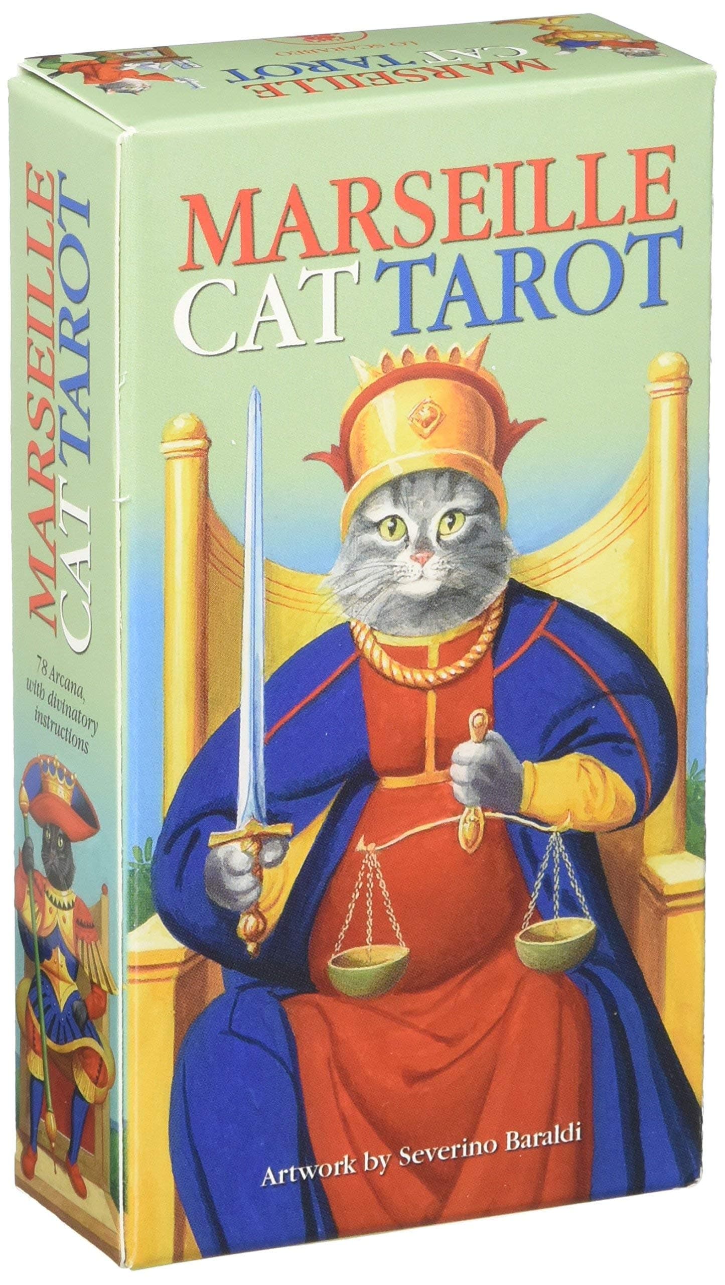 Marseille Cat Tarot: 78 Full Colour Tarot Cards and Instruction Booklet