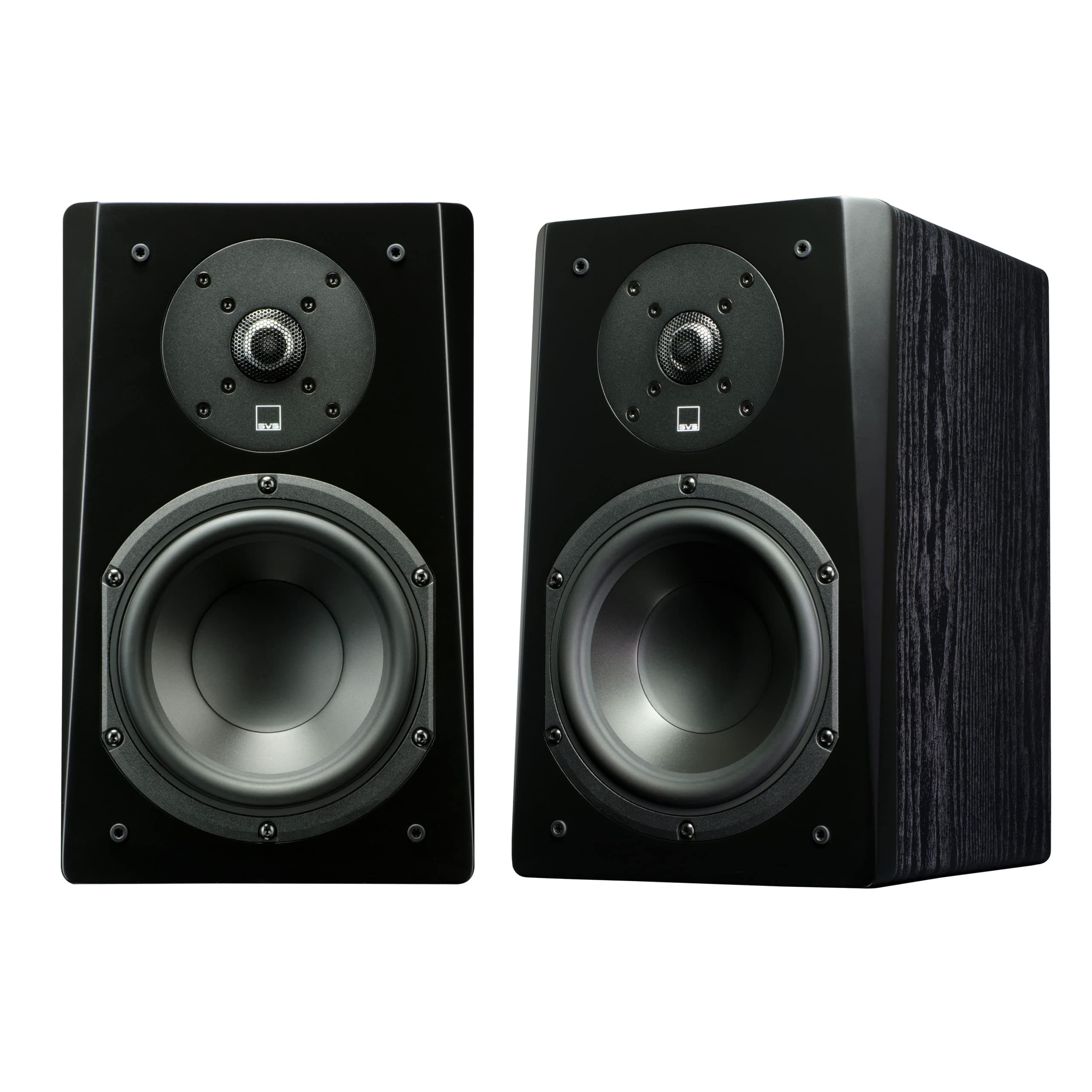 Prime Bookshelf Speakers Pair Black Ash