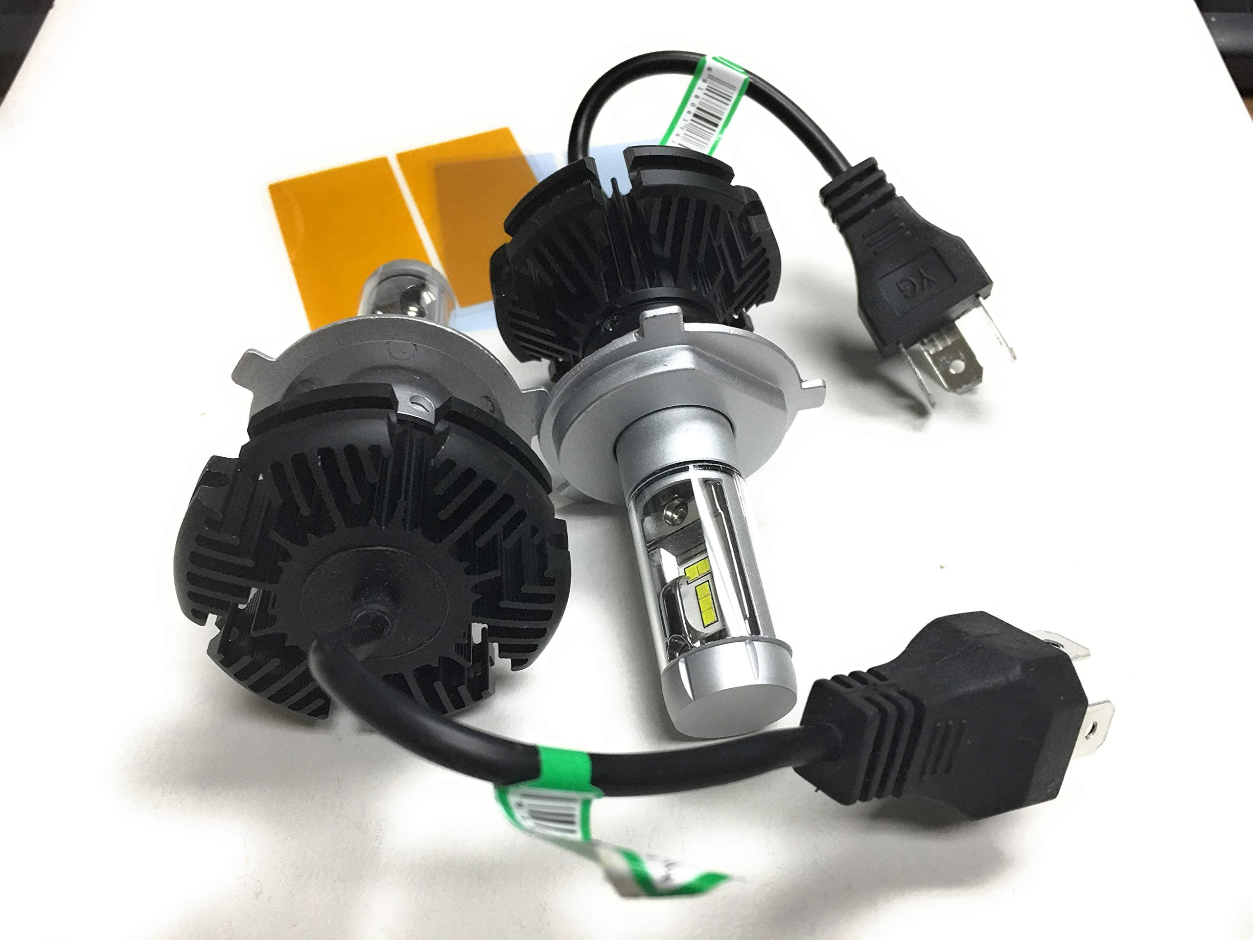 OajenLED headlight kit 6000 lumen 6500K, 50 Watts, white, yellow or light blue (H4 / 9003 / HB2)