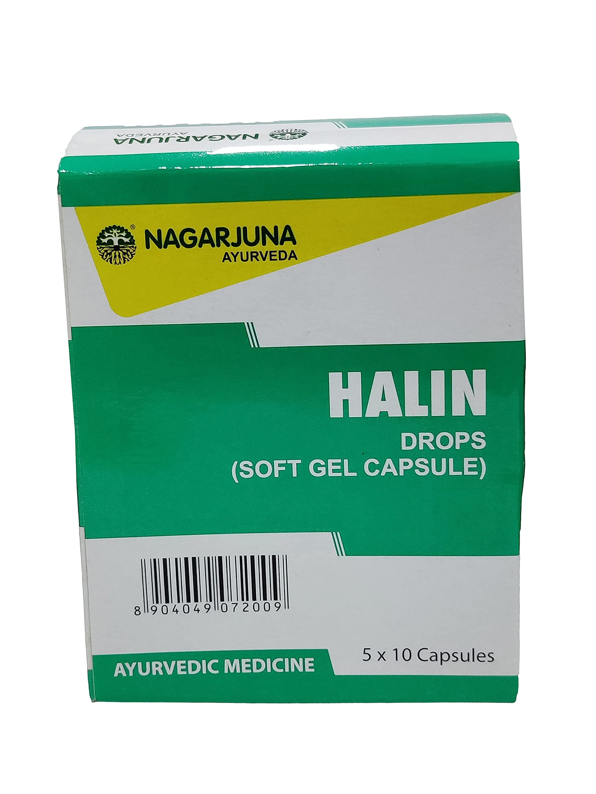 Kerala Halin Drops Soft Gel Capsule 50 Tab x Pack of 1