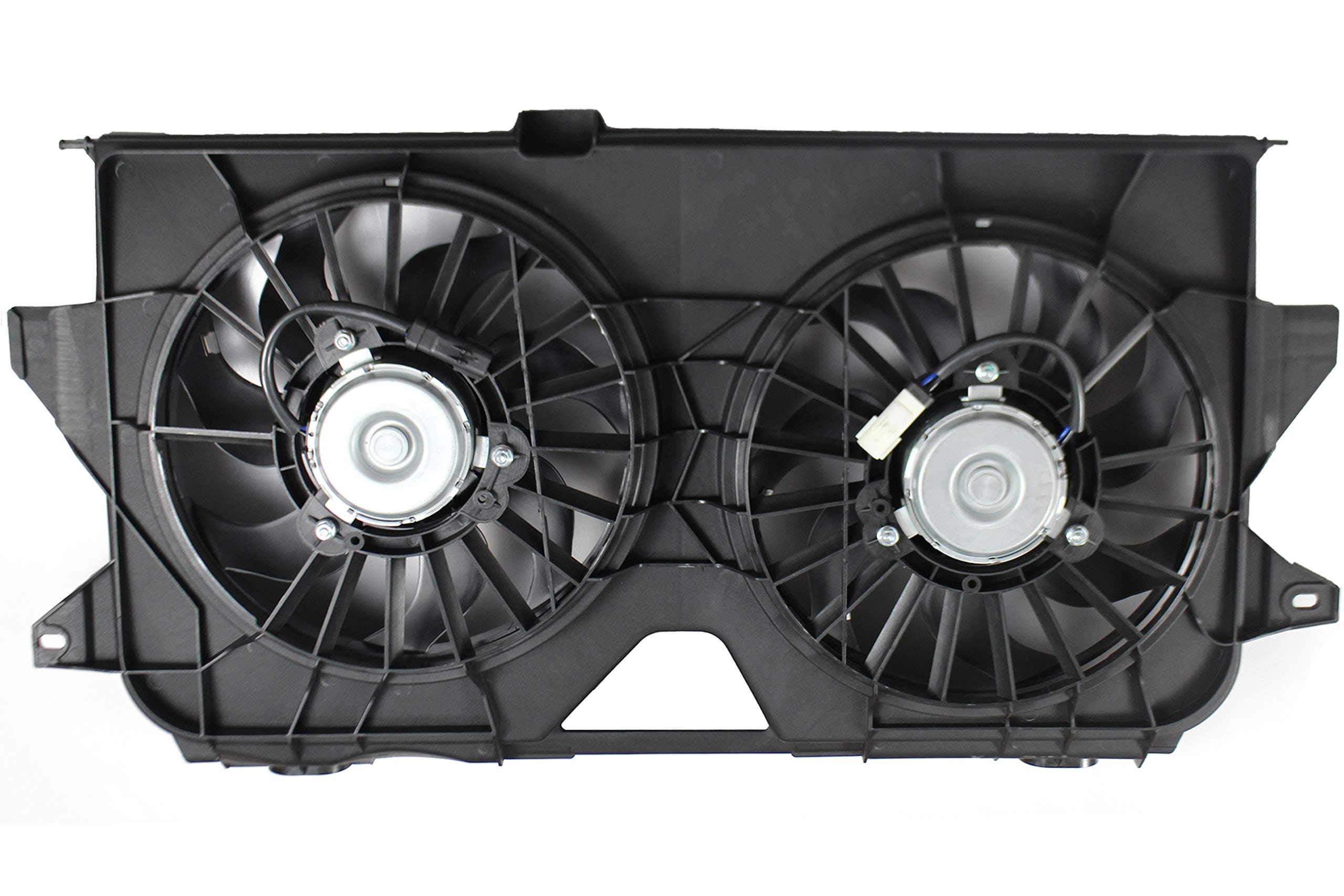 620-042 Engine Dual Radiator Condenser Cooling Fan Assembly for Chrysler Town & Country Dodge Caravan Grand Caravan 2005 2006 2007, 4677695AA 4677695AB 4677695AC CH3115145
