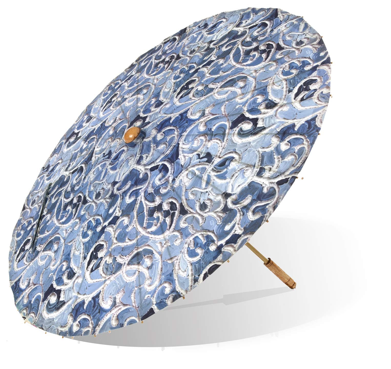 Denim Vine UV protection sun parasol, rated UPF 50+