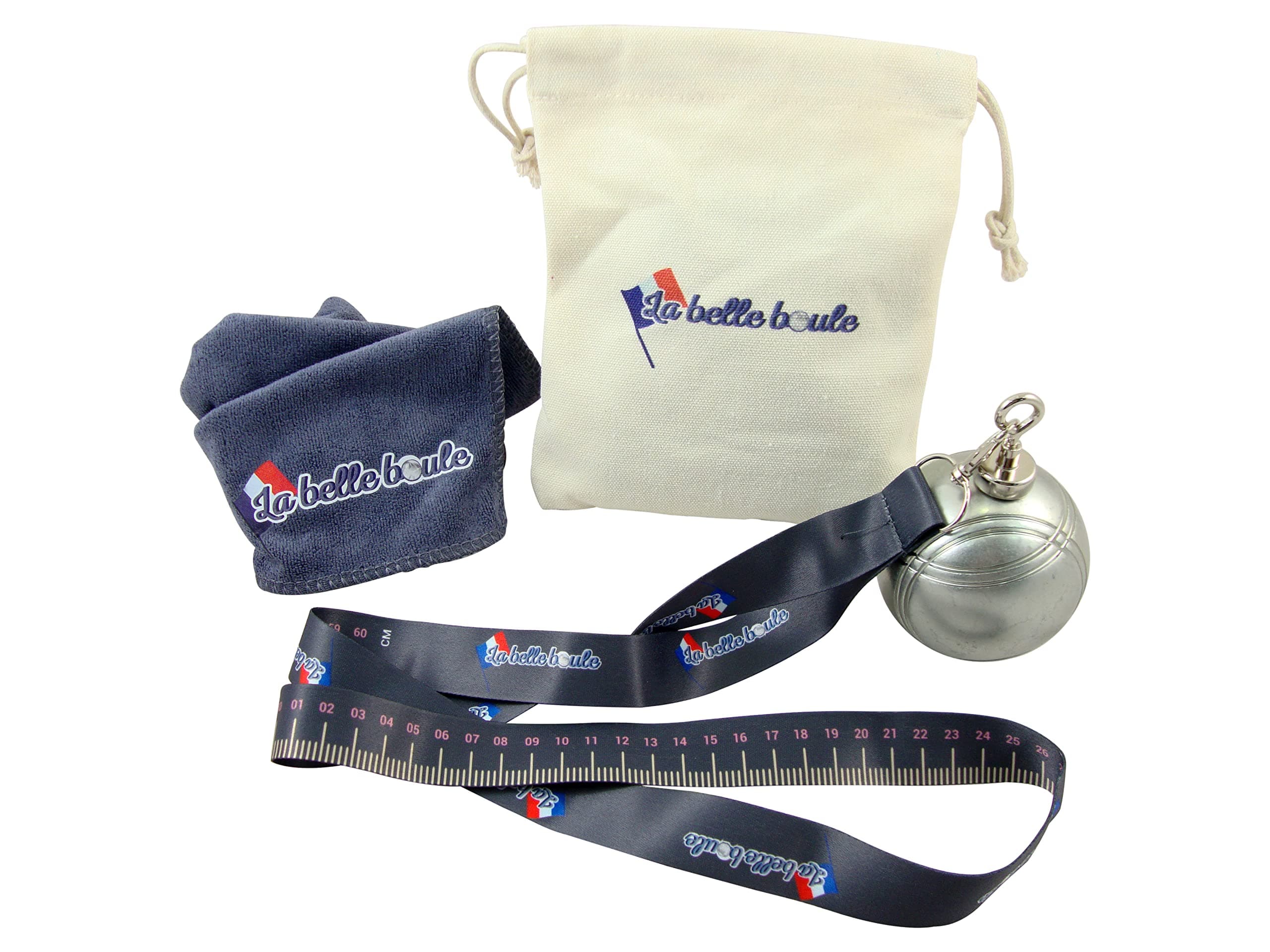 Magnetic Petanque Ball Pick Up Kit with Microfibre Cloth - Accessories for Amateurs and Competitions - Ultra Powerful Petanque Neodymium Magnet Indoor and Outdoor