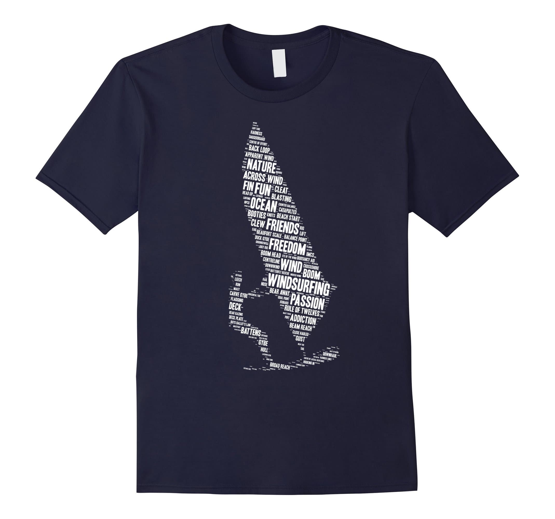 Windsurfing Shirt: Windsurfer Vocabulary Words Gift T-Shirt
