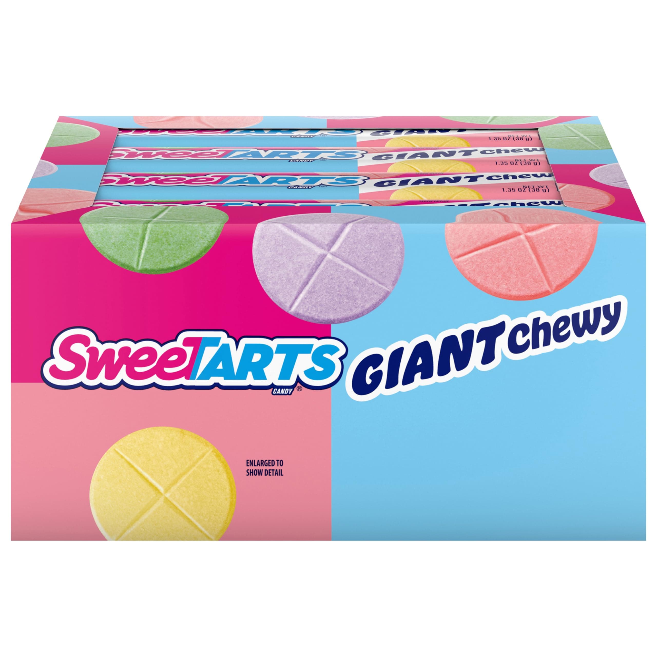SweeTARTS Giant Chewy Candy, 1.5 Ounce Packets (Pack of 36) by SweeTARTS