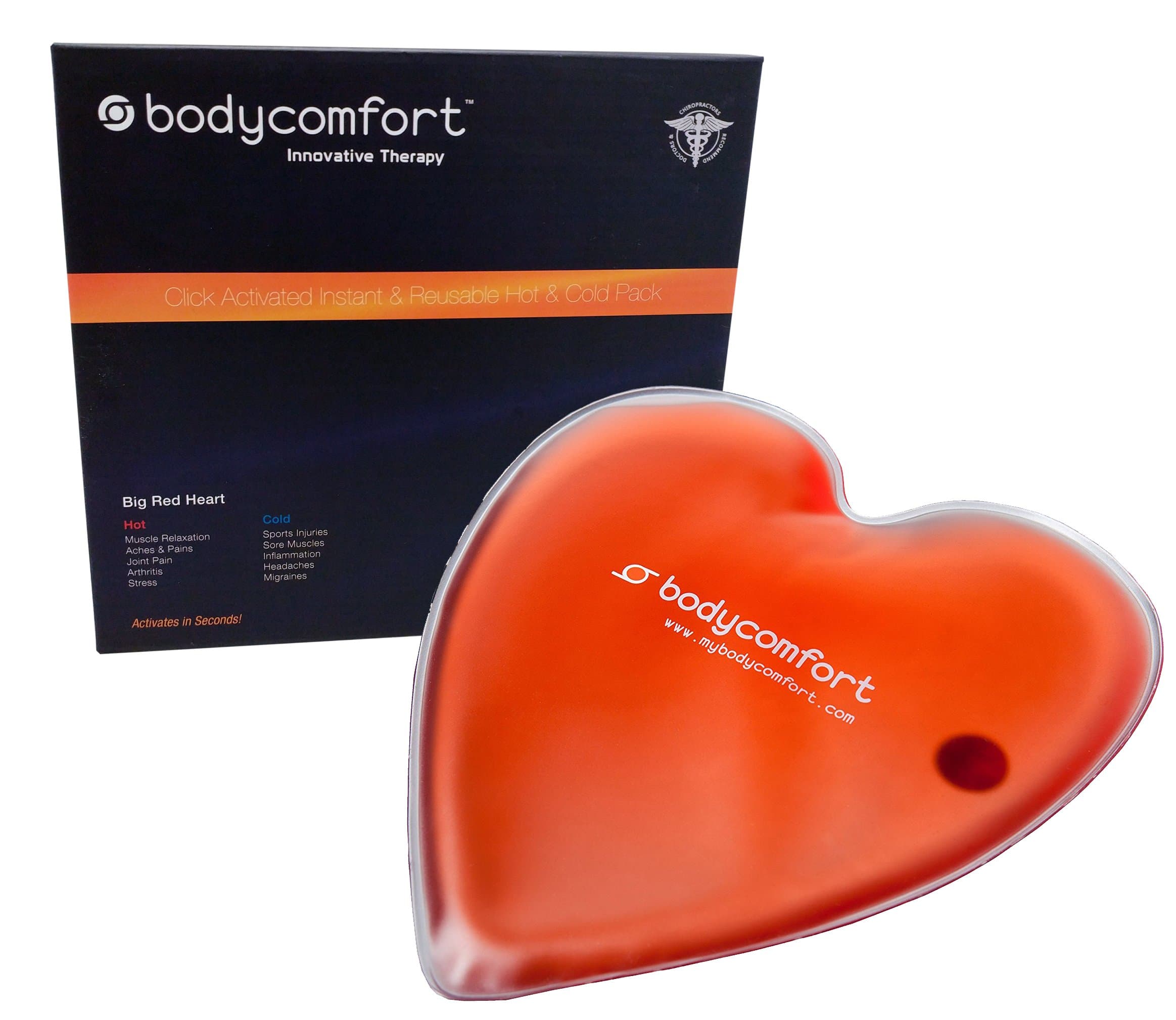 Body Comfort Heart Heat Pack "Flowers"