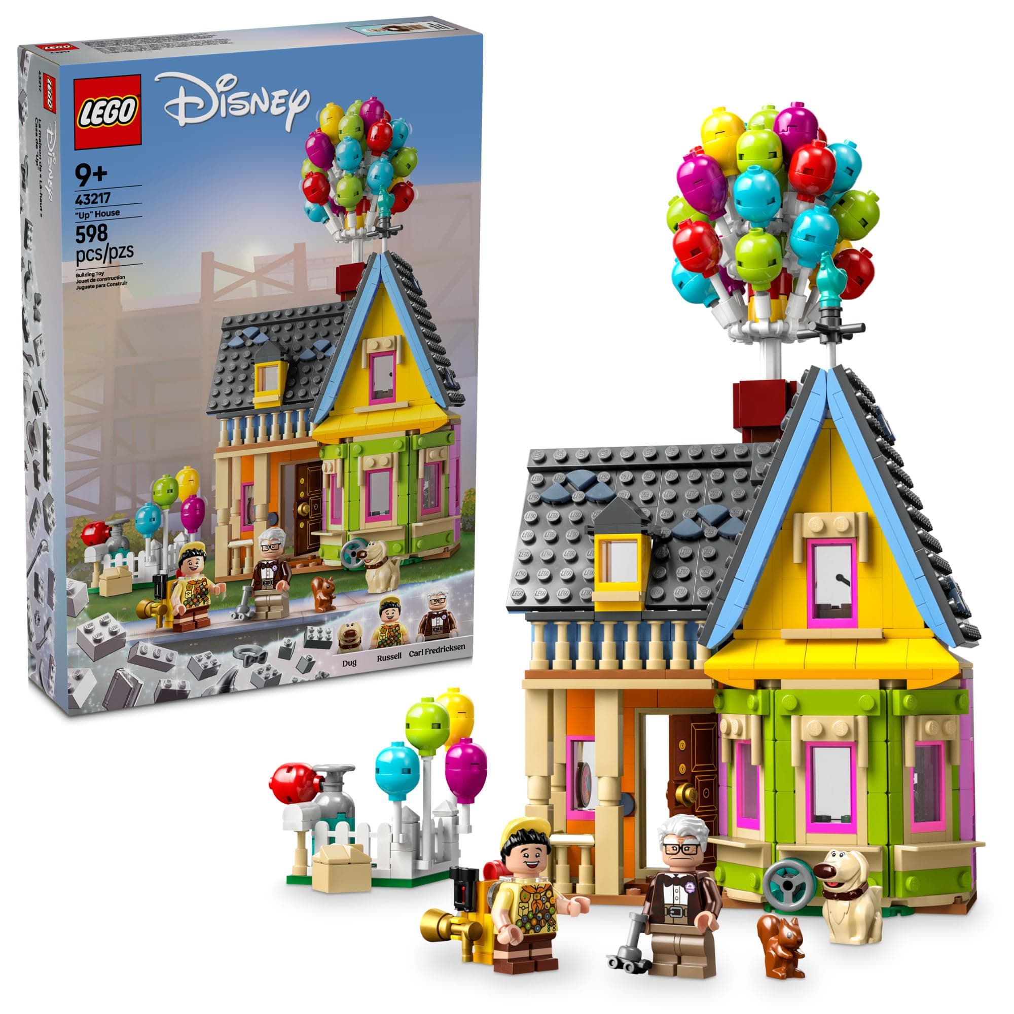 Disney and Pixar ‘Up’ House, Classic Disney Celebration Building Toy Set for Kids and Movie Fans Ages 9 and Up, A Fun Gift for Fans and Anyone Who Loves Creative Play, 43217