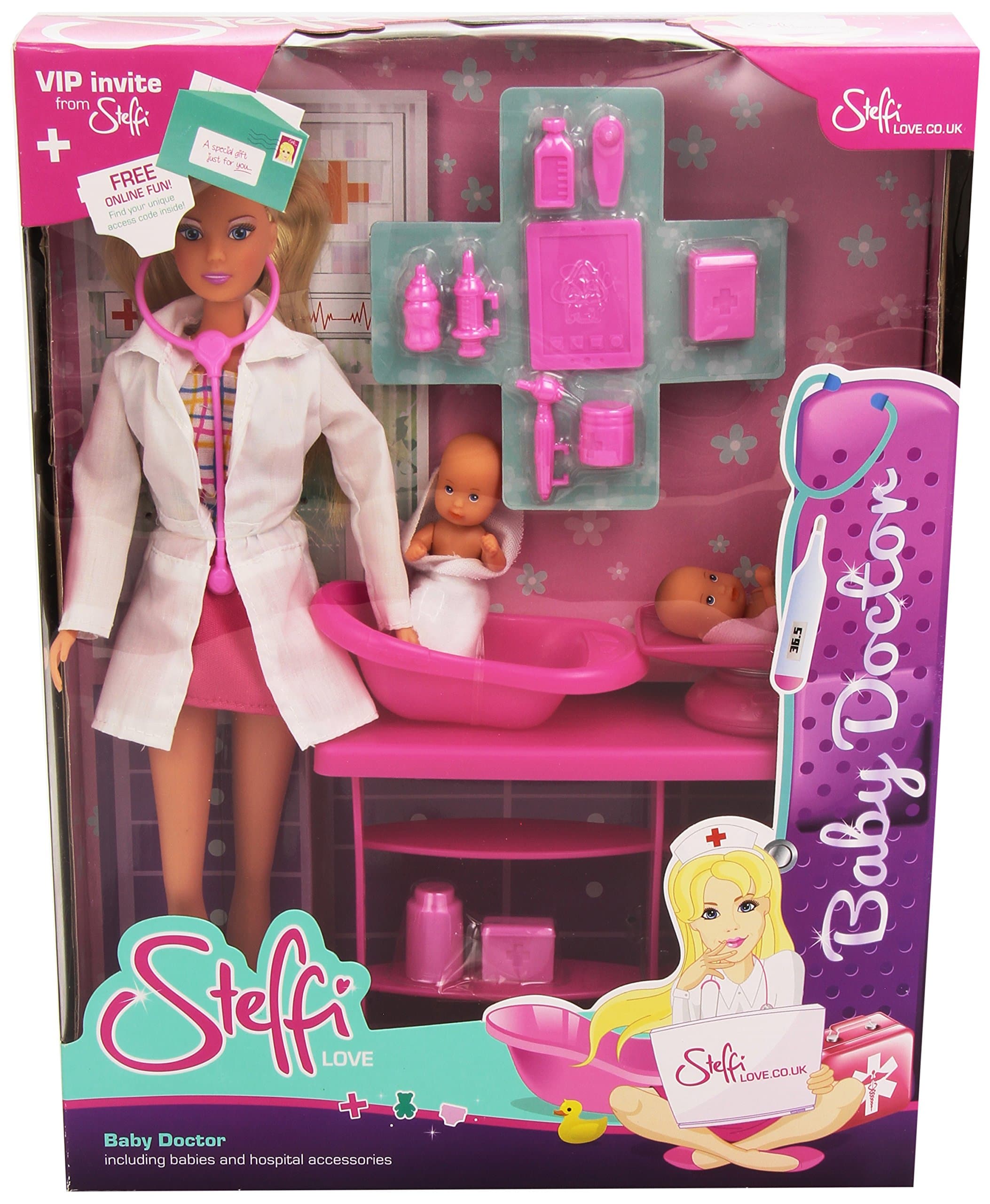 Steffi Love Baby Doctor Fashion Dolls & Accessory Play Set