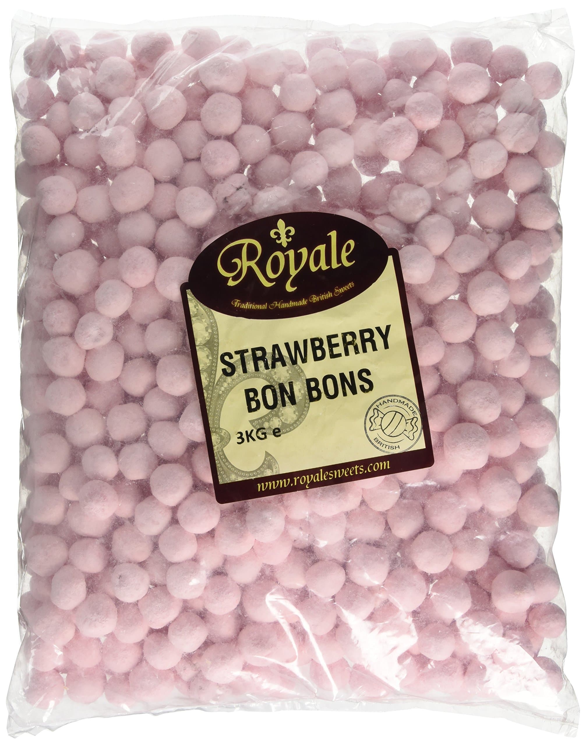 Royale BSSB Traditional Strawberry Bonbons Bulk Bag