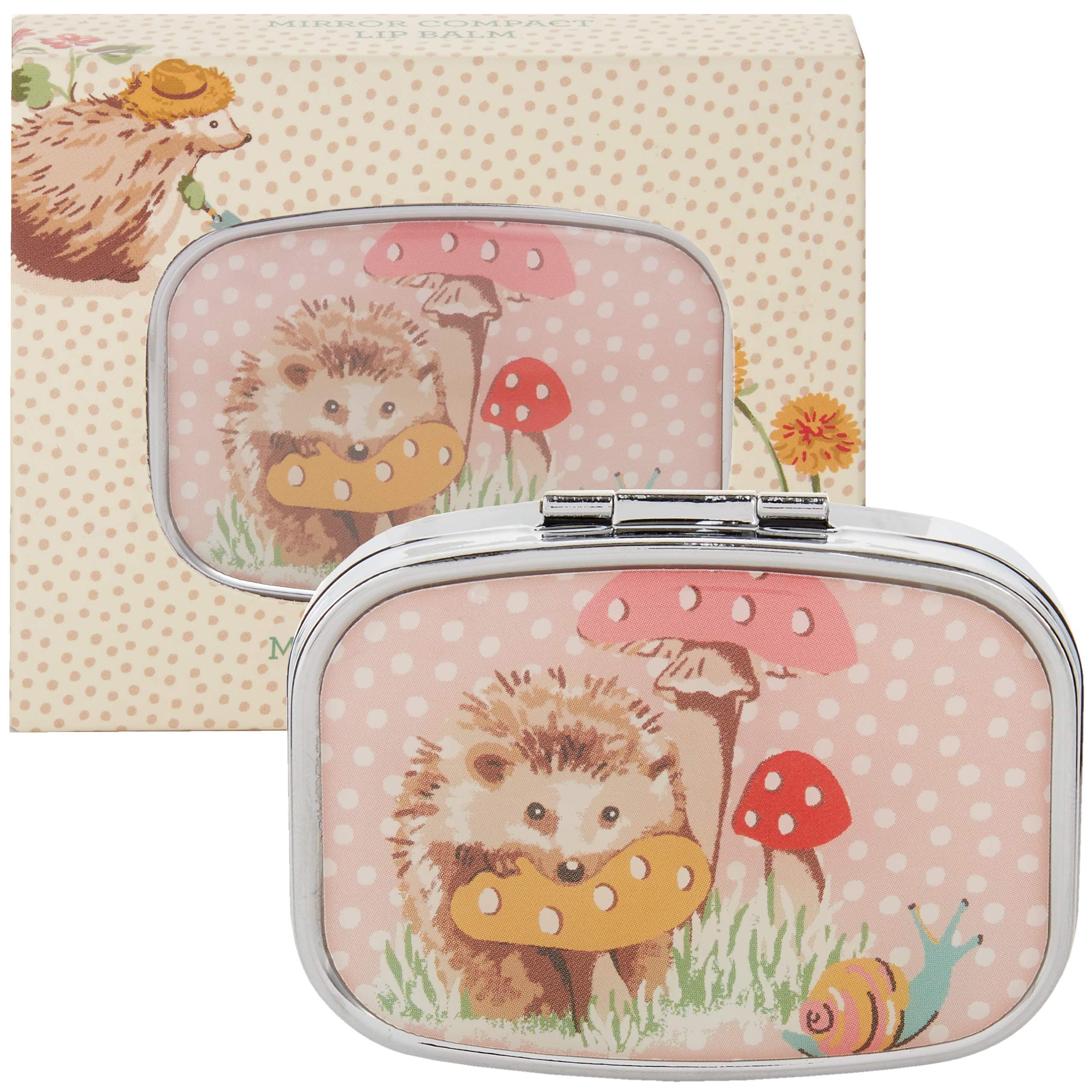 Cath Kidston Beauty Hedgehogs Compact Mirror Lip Balm, 6g