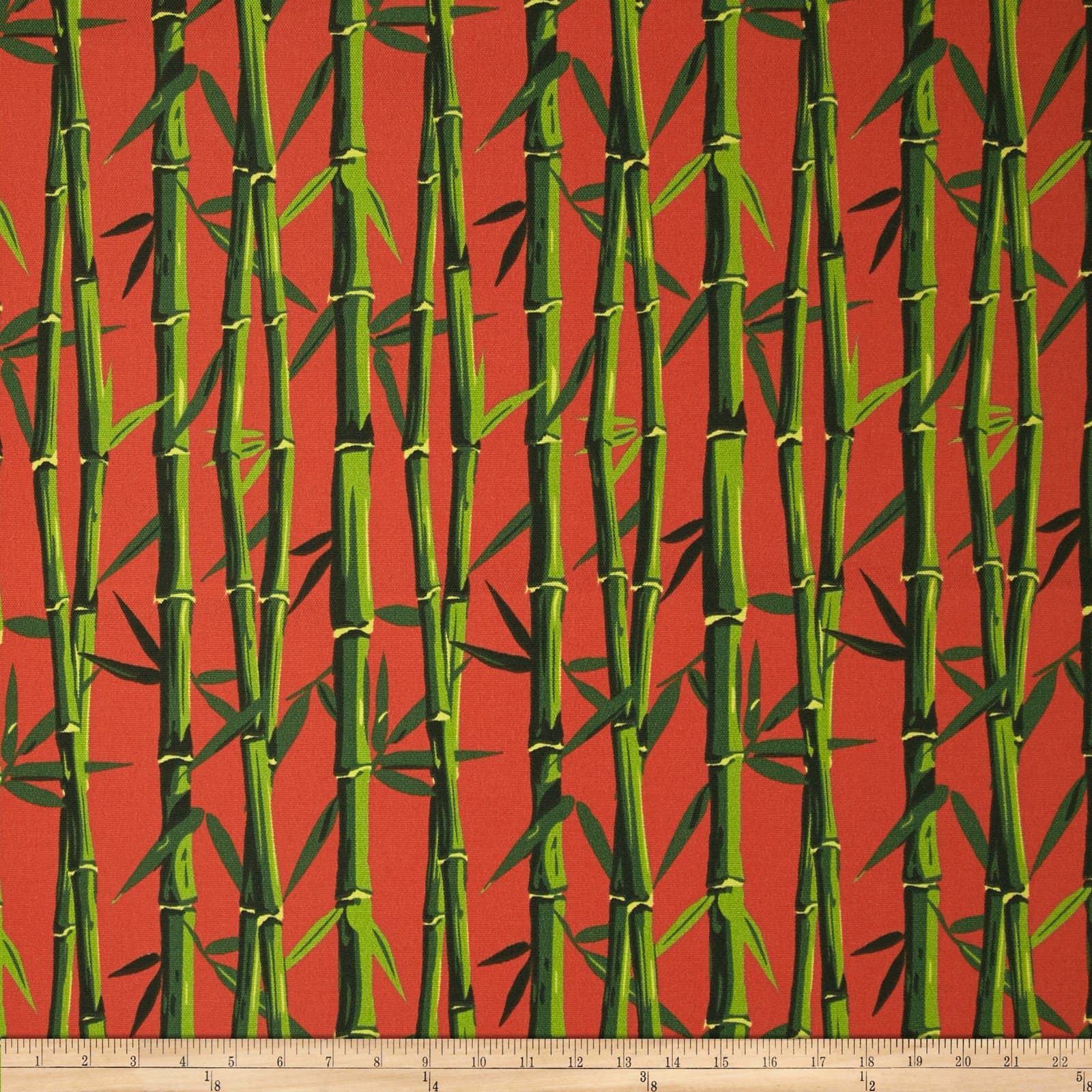 Tempo Fabric 0405859 Terrasol Indoor/Outdoor Bamboo Coral Fabric by the Yard