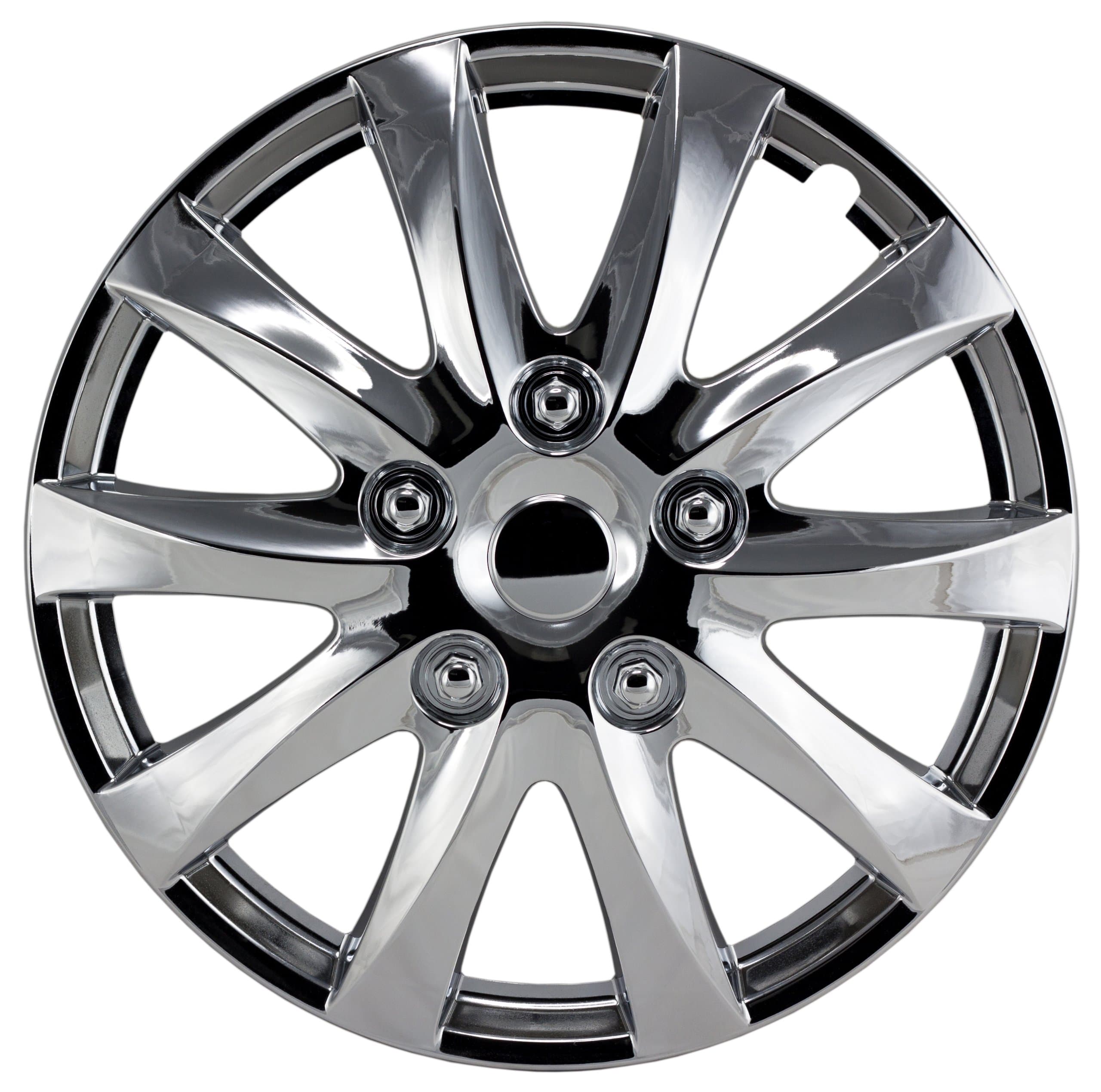 Alpena 58316 Chrome Wheel Cover Kit - 16-Inch - Pack of 4