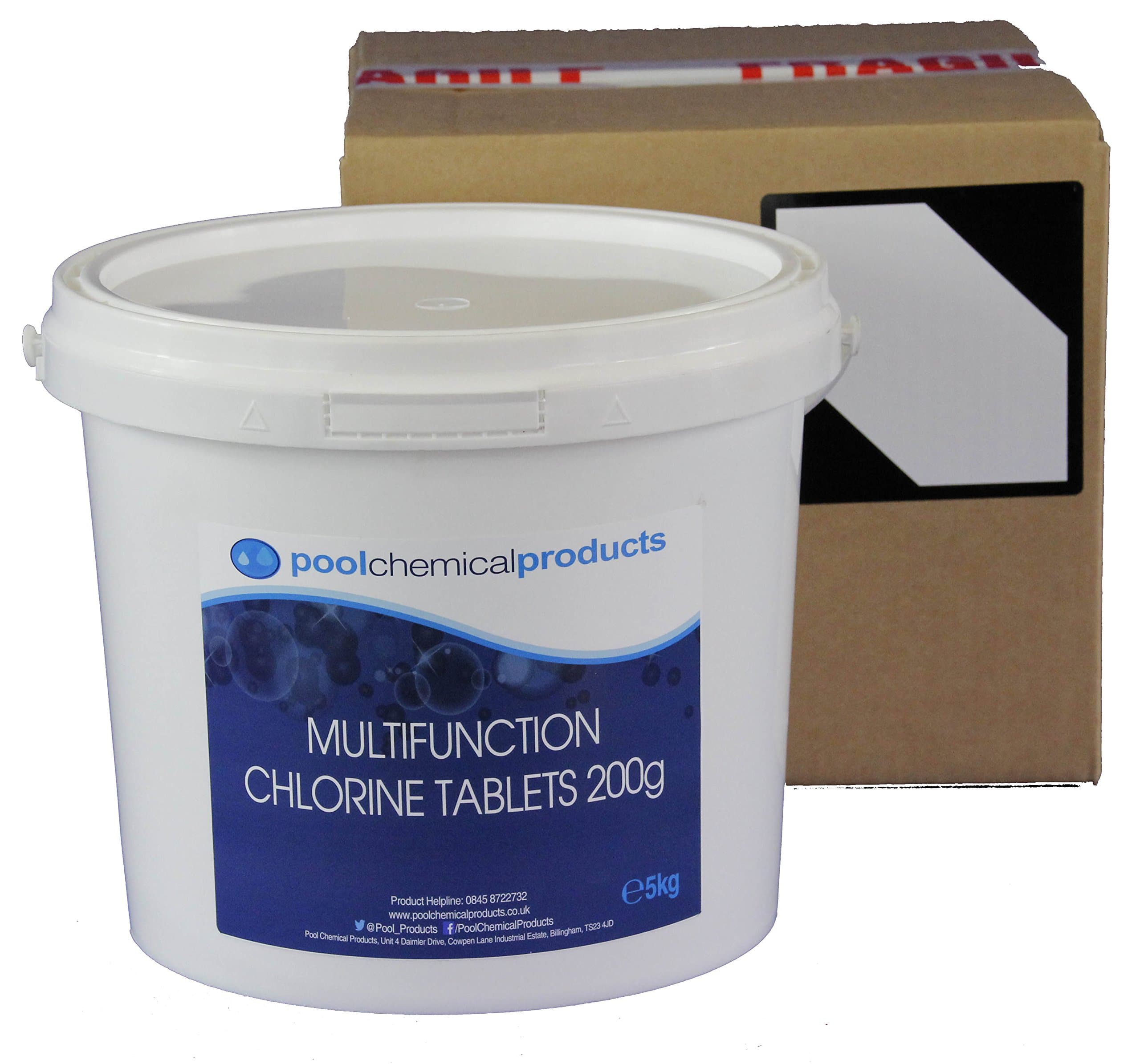 Pool Chemical Products 200g Multifunction Chlorine Tablets 10kg