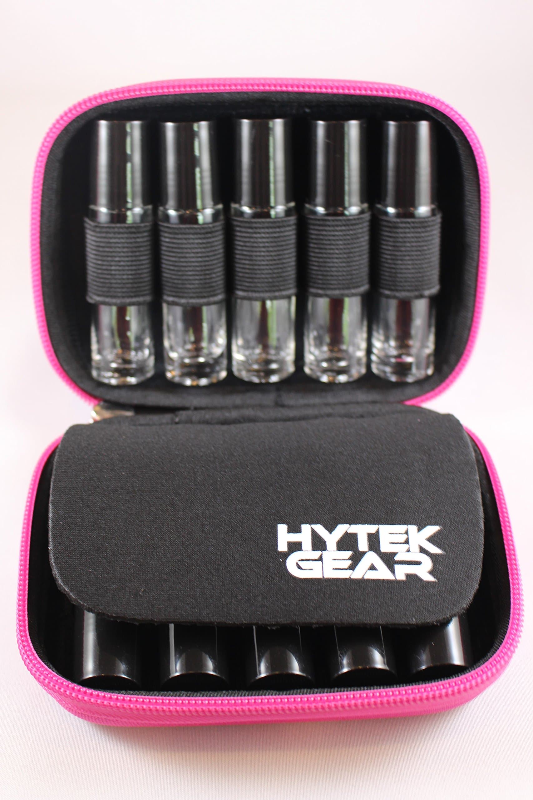 Essential Oil Carrying Case Holds 10 Bottles Perfect for Roller Bottles 5ml - 10ml Multiple Colors! (1 Pack, Pink)