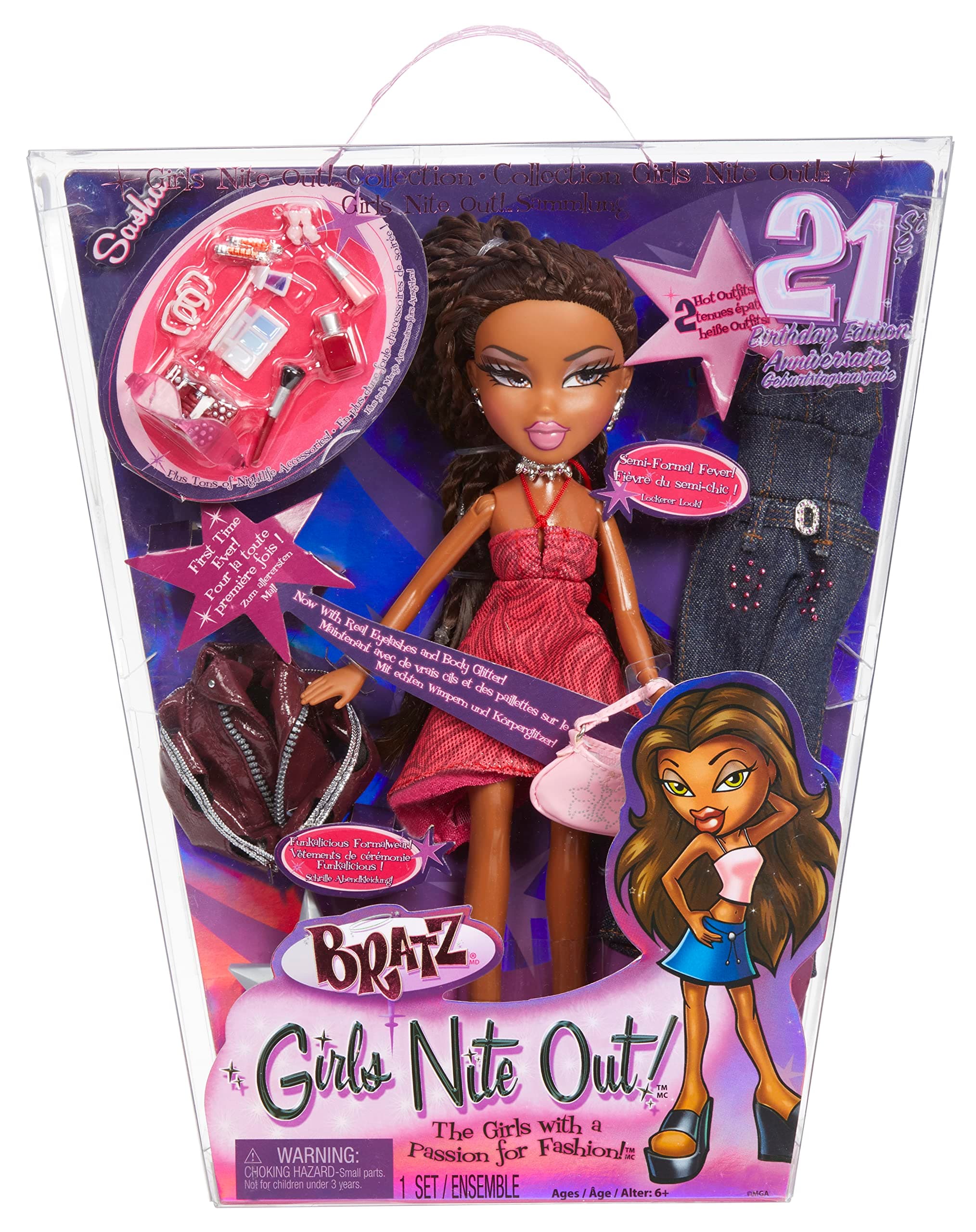 Bratz Girls Nite Out 21st Birthday Edition Fashion Doll Sasha