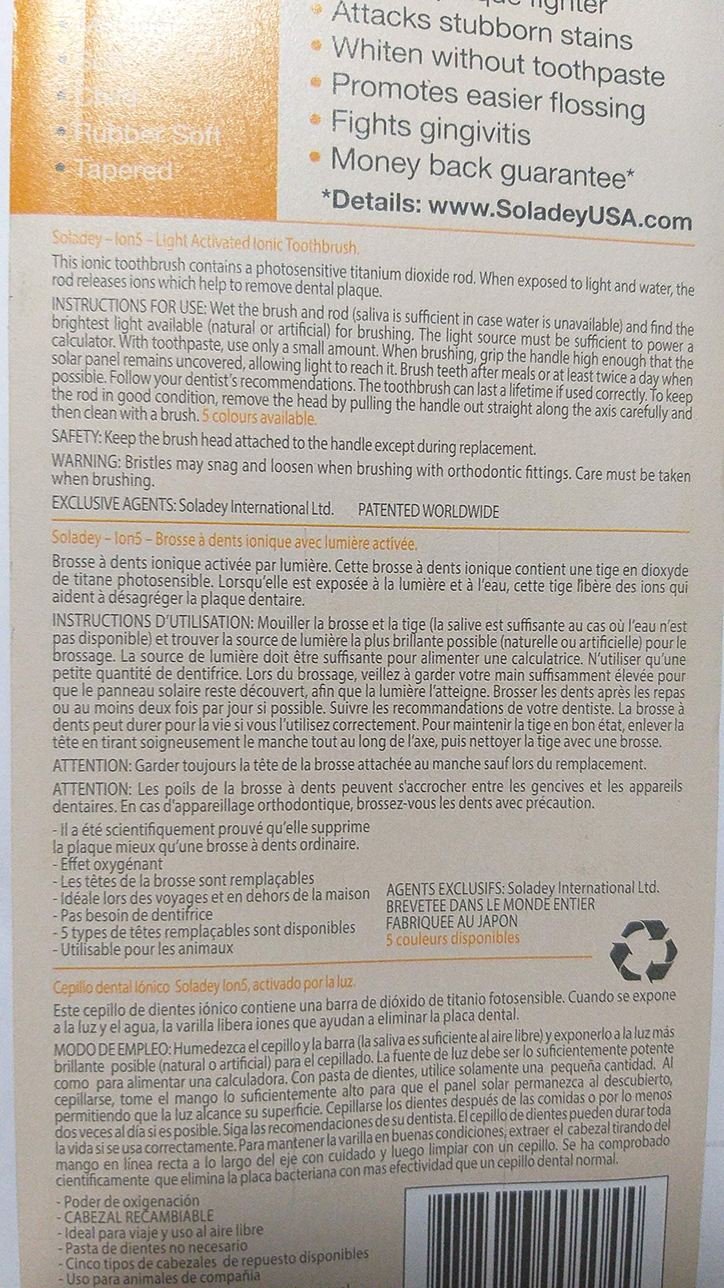 Soladey Ion5 Tandbørste - flere farver (Farve: Grafit)