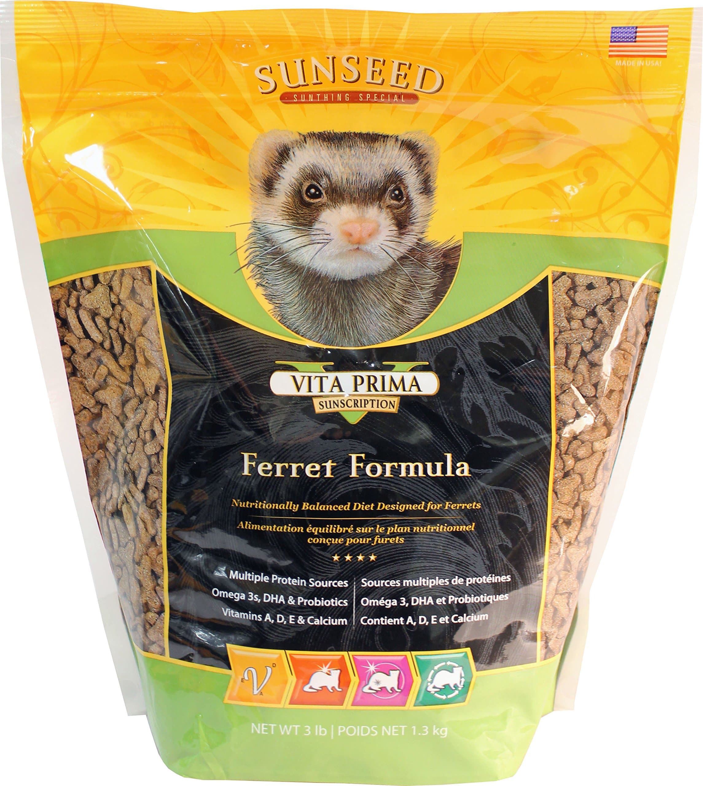 Sunseed Sun Seed Sunscription Vita Prima Ferret Food 3lb