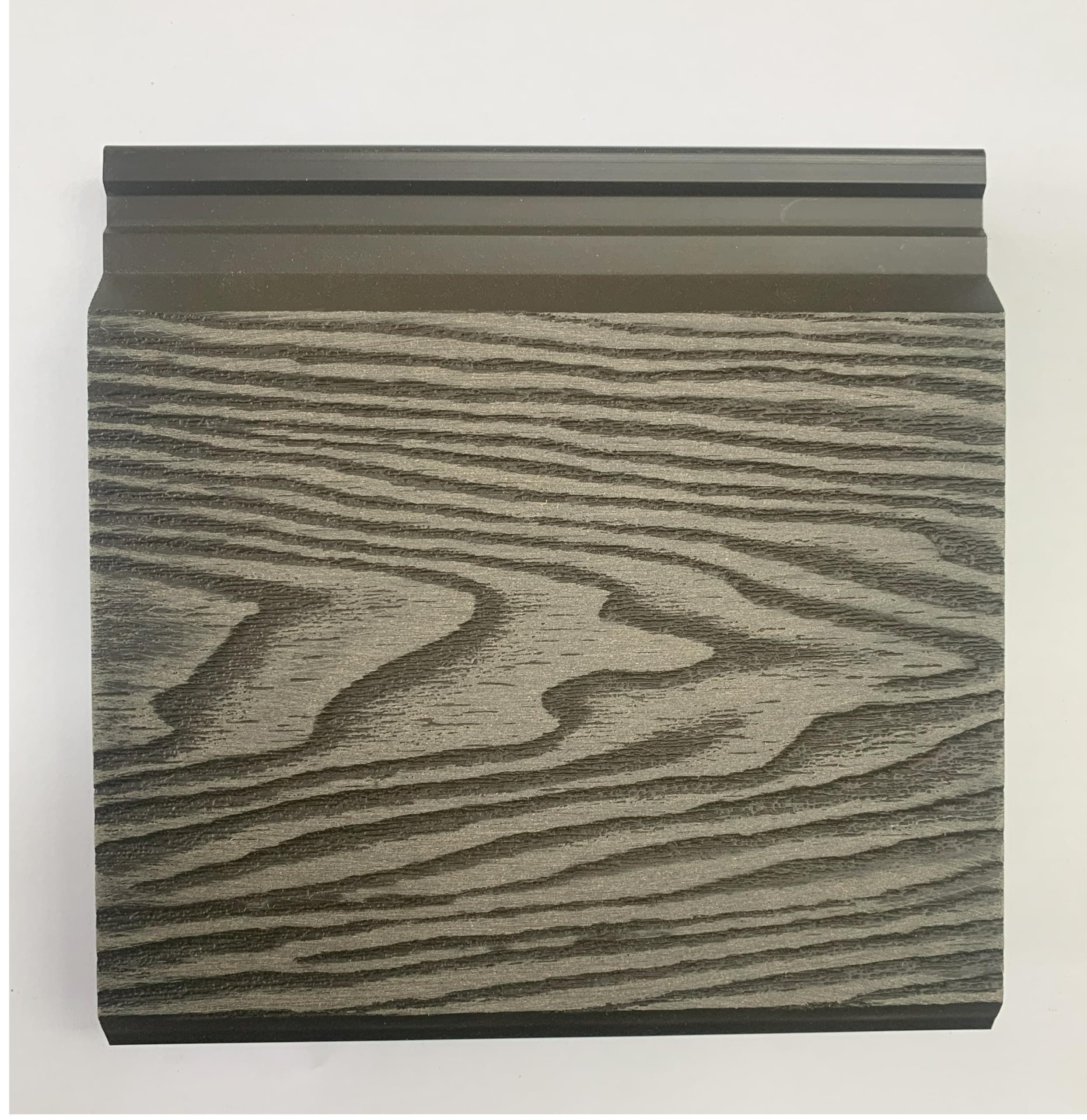 Composite Cladding Boards Woodgrain Plastic Exterior Board (Grey Cladding Board)