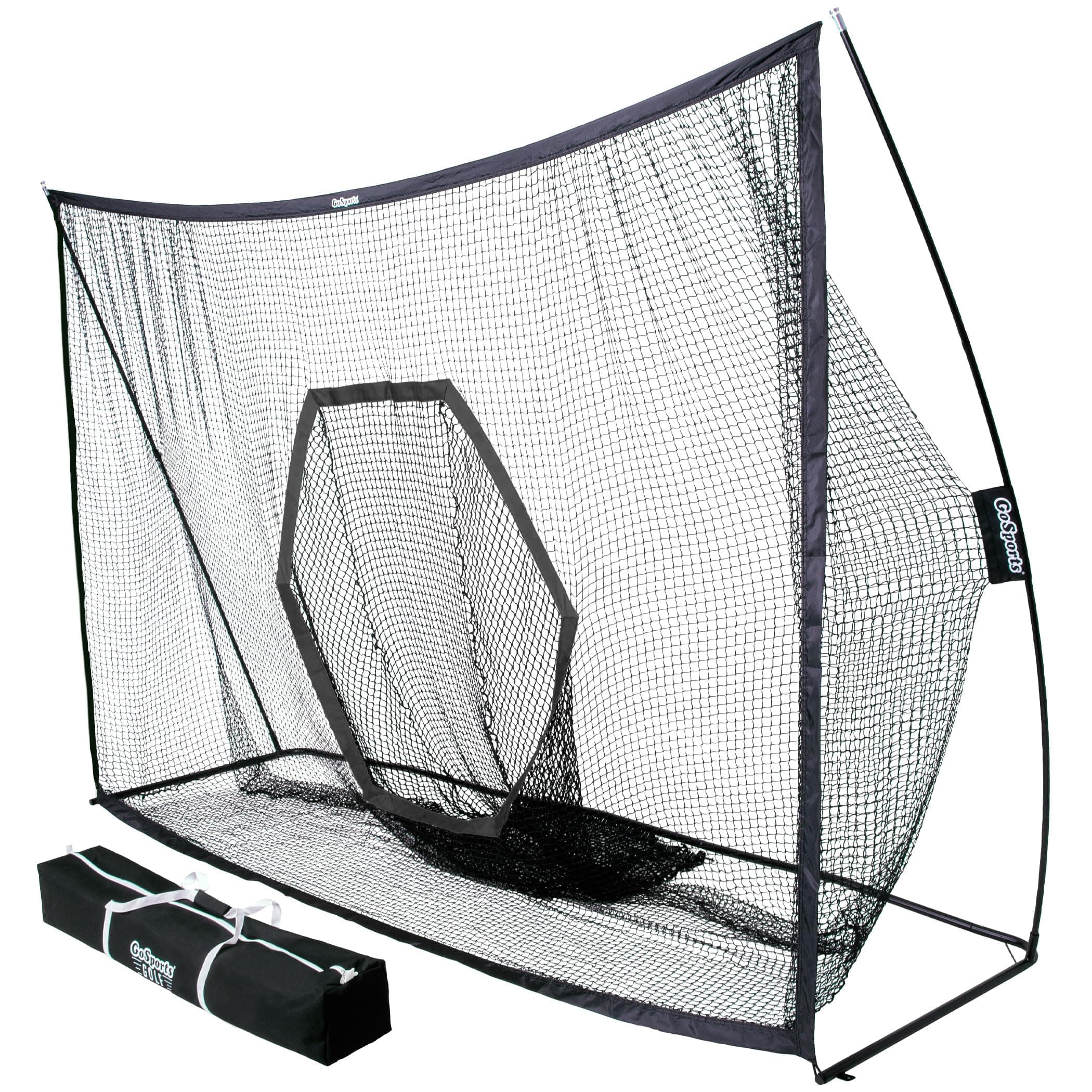 Golf Practice Hitting Net - Choose Between Huge 10 x 7 ft or 7 x 7 ft Nets - Personal Driving Range for Indoor or Outdoor Use - Designed by Golfers for Golfers