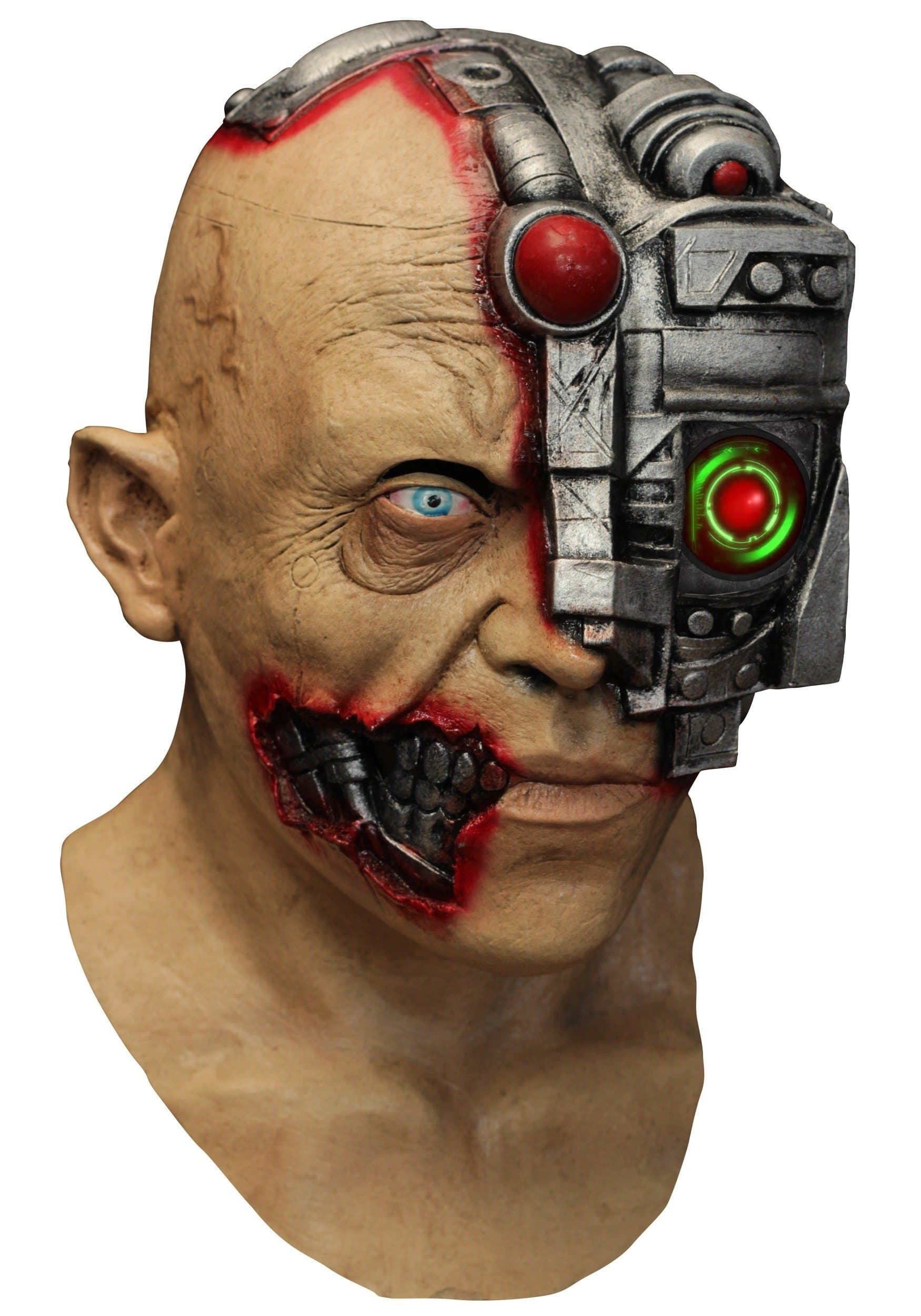 Ghoulish Productions Scanning Cyborg Halloween Latex Mask