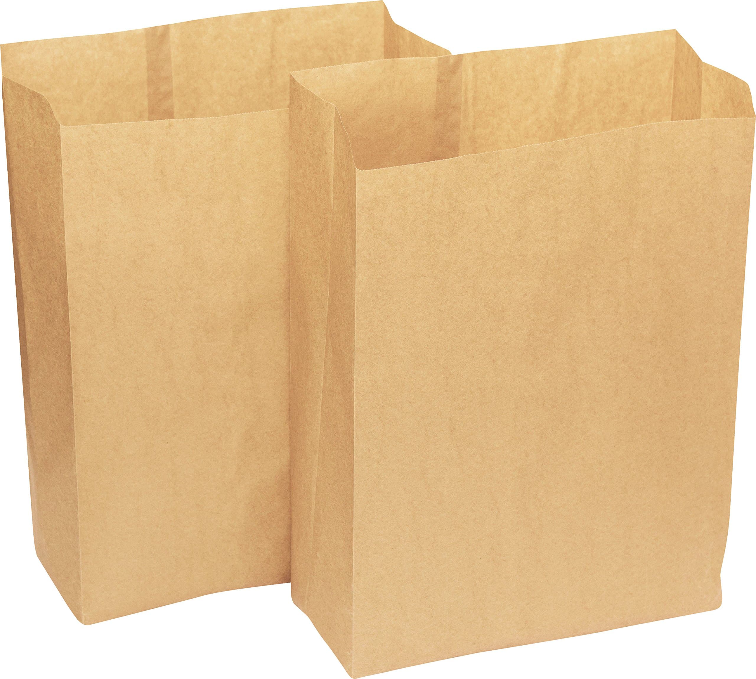 Alina 50 x 25L Compostable Paper Pedal Bin Bag/Food Box Liner/Biodegradable Brown 25 Litre Paper Sack (50 bags)