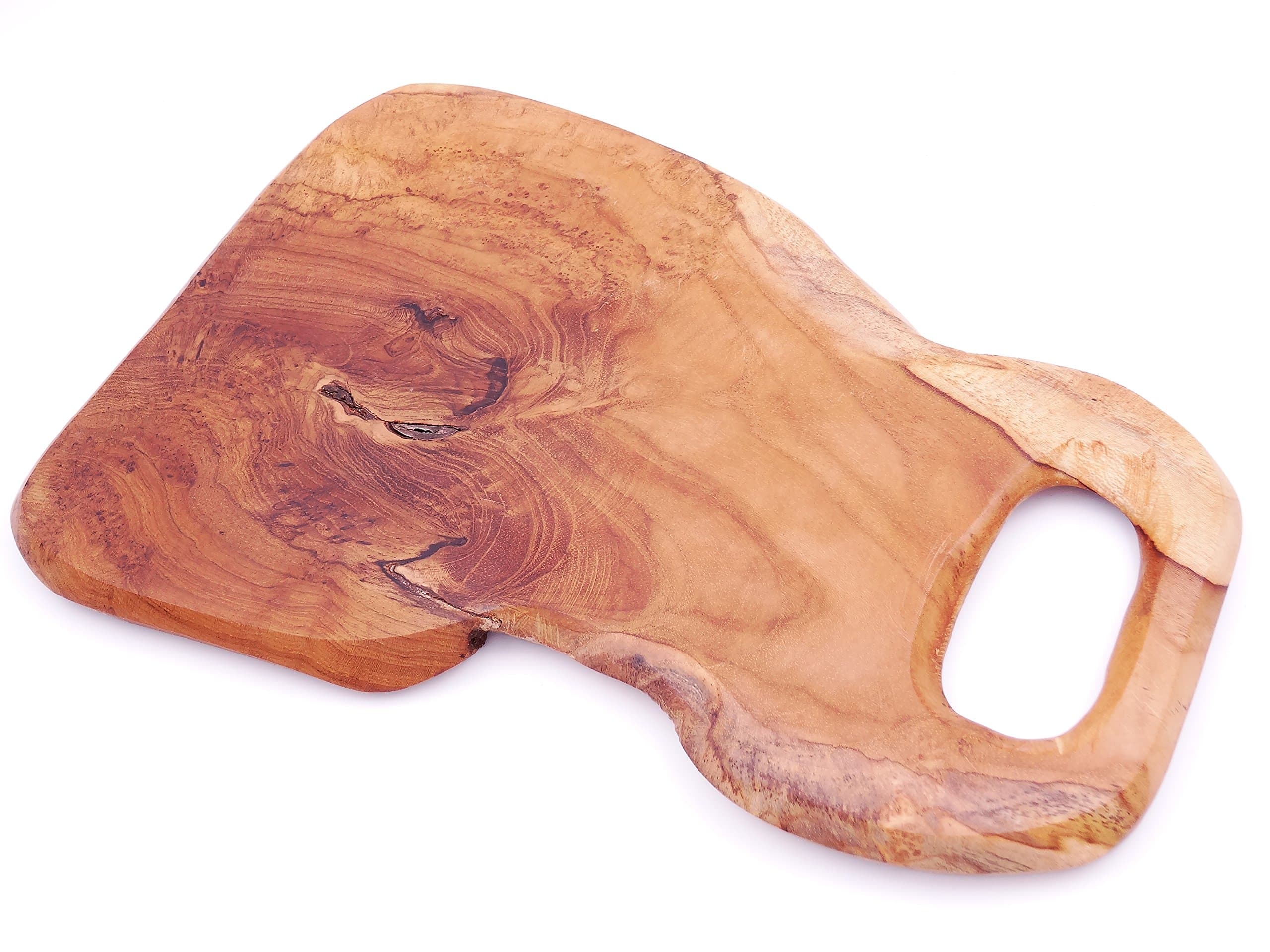 Chopping Board Natural Teak Wood Handcrafted Unique Piece Tapas Aperitif Tray 3