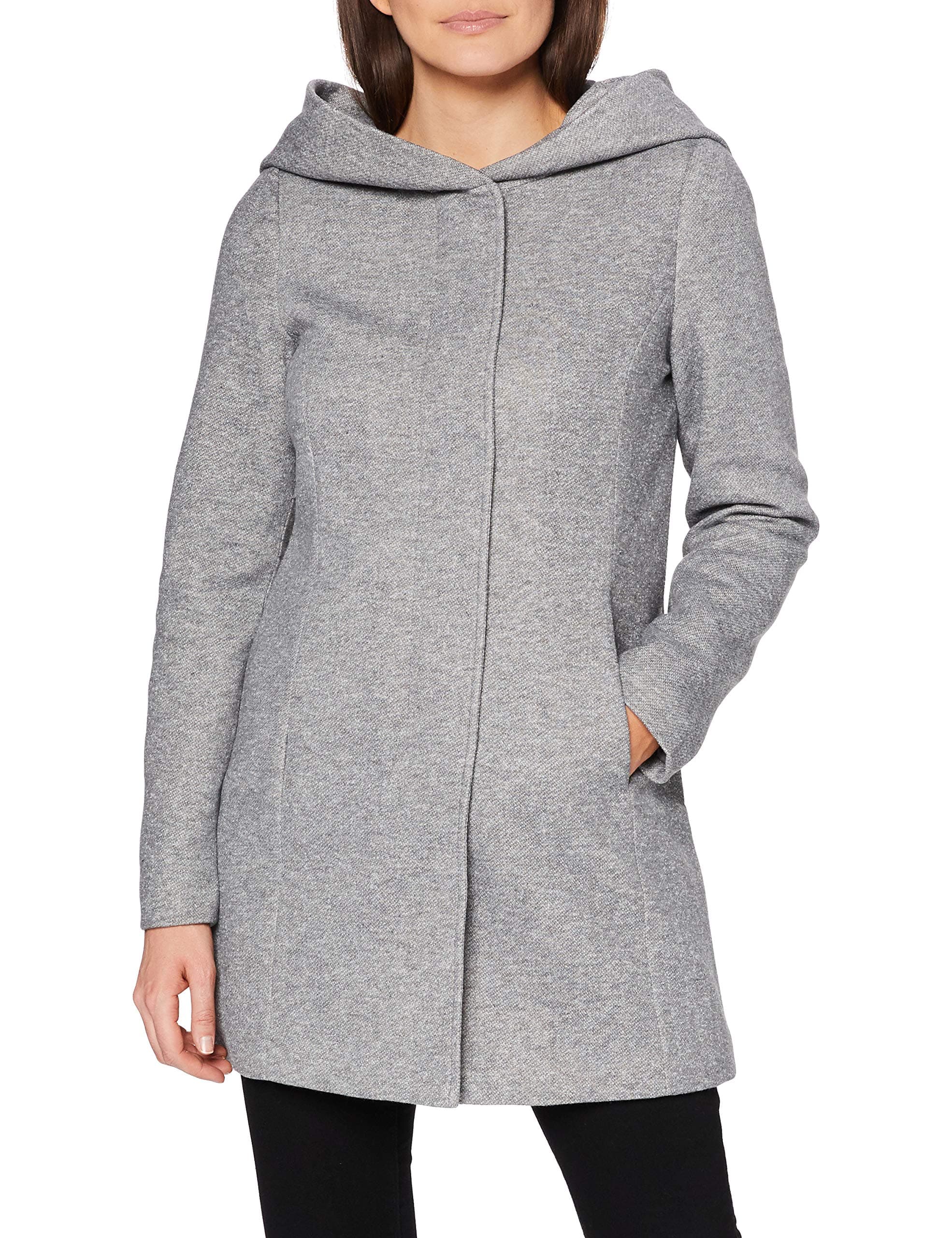 VERO MODA Womens Jack Fem Knit Trench Coat