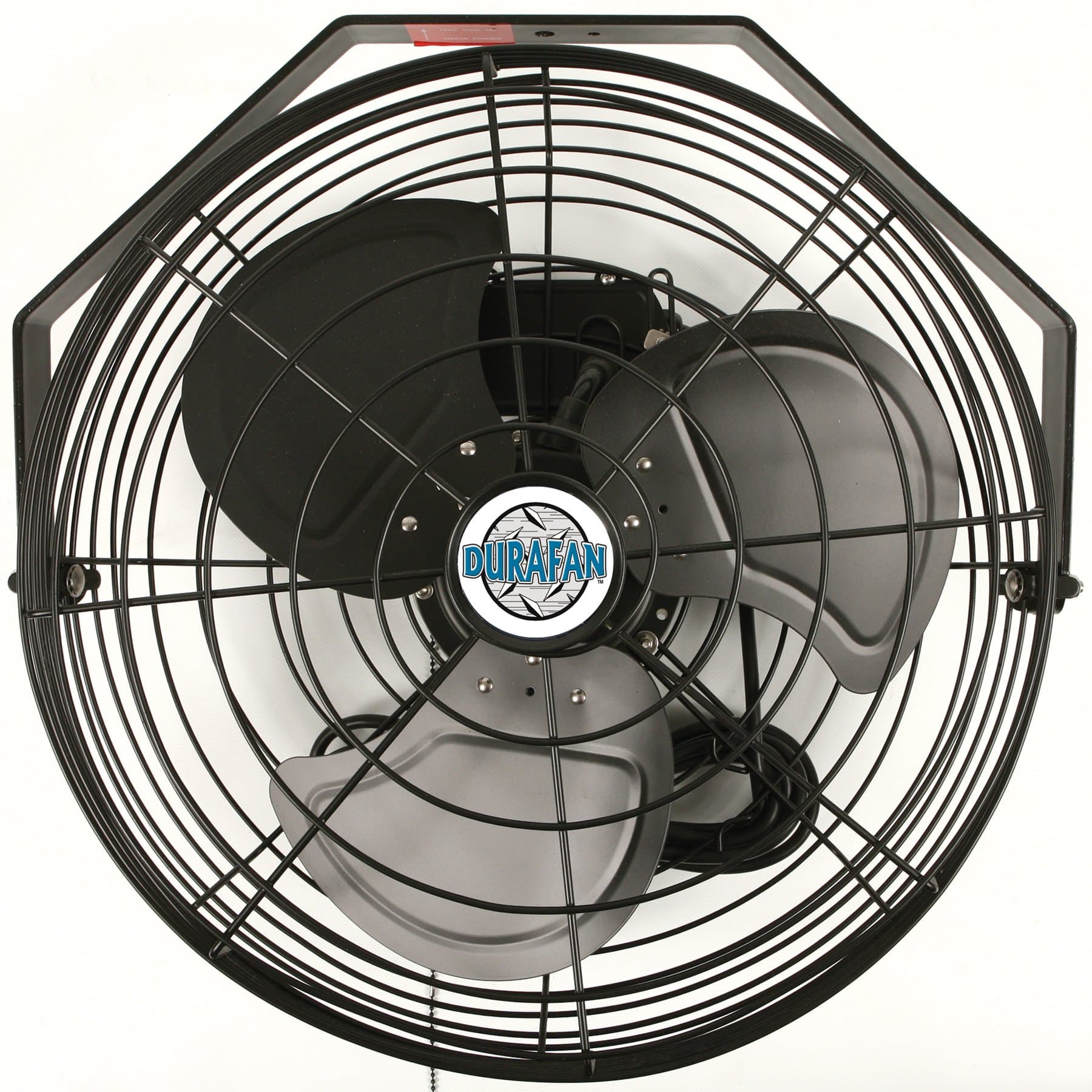 18" Indoor/Outdoor Circulating Fan with Wide Guard - Black