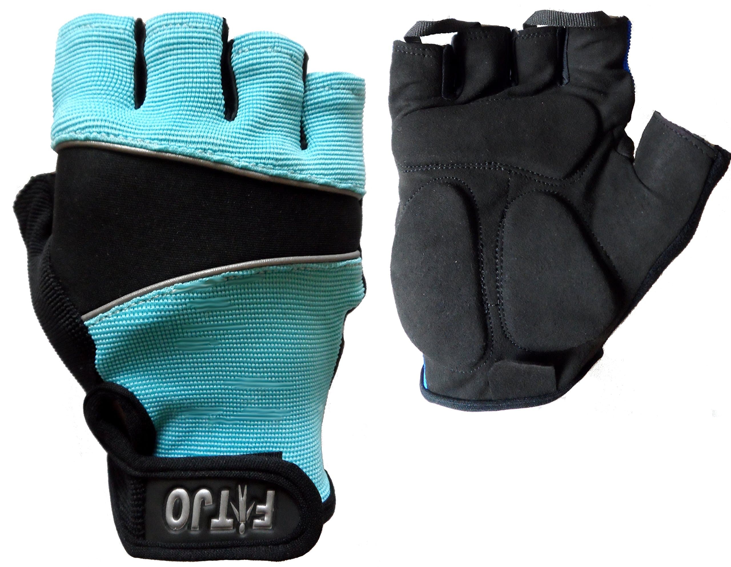 FJS GEL PADDED CYCLING/CYCLE/WHEELCHAIR SPORTS BMX MTB BIKE BICYCLE GLOVES