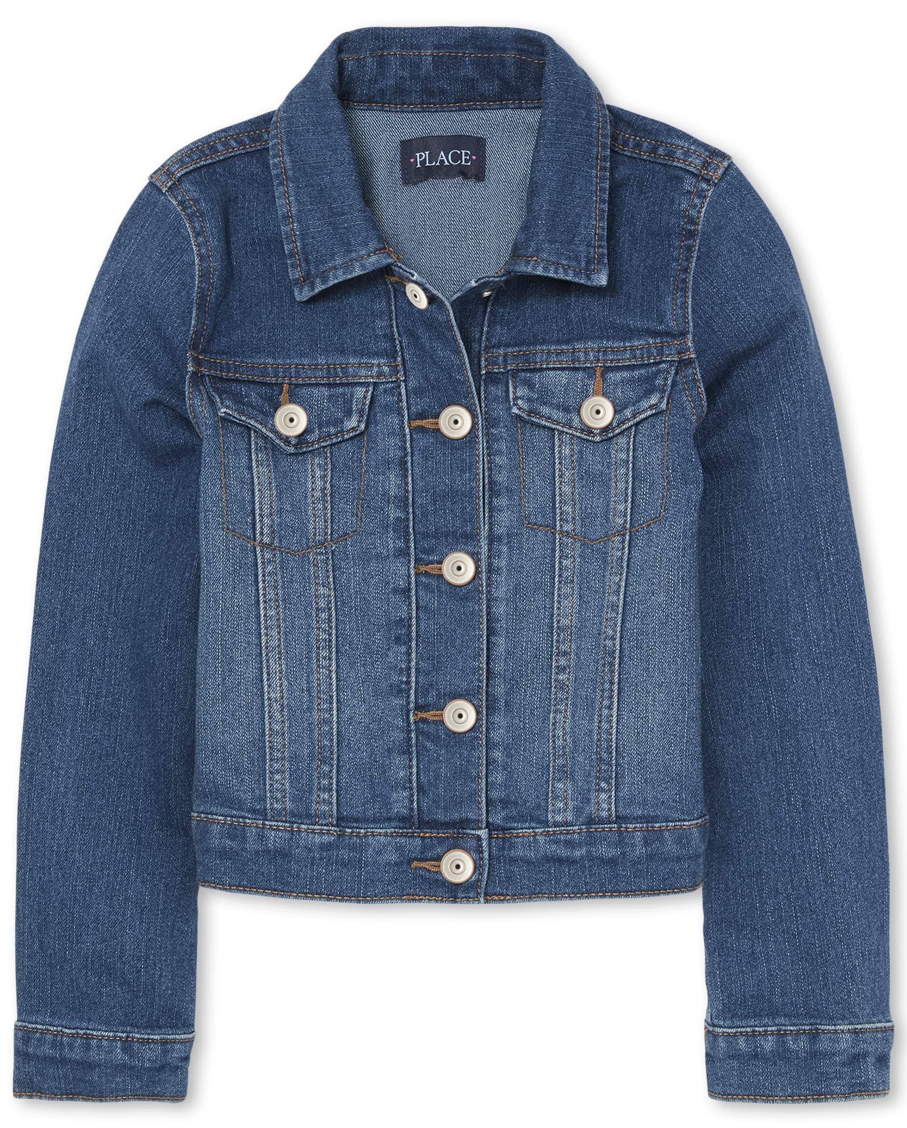 Girls' Basic Denim Jacket