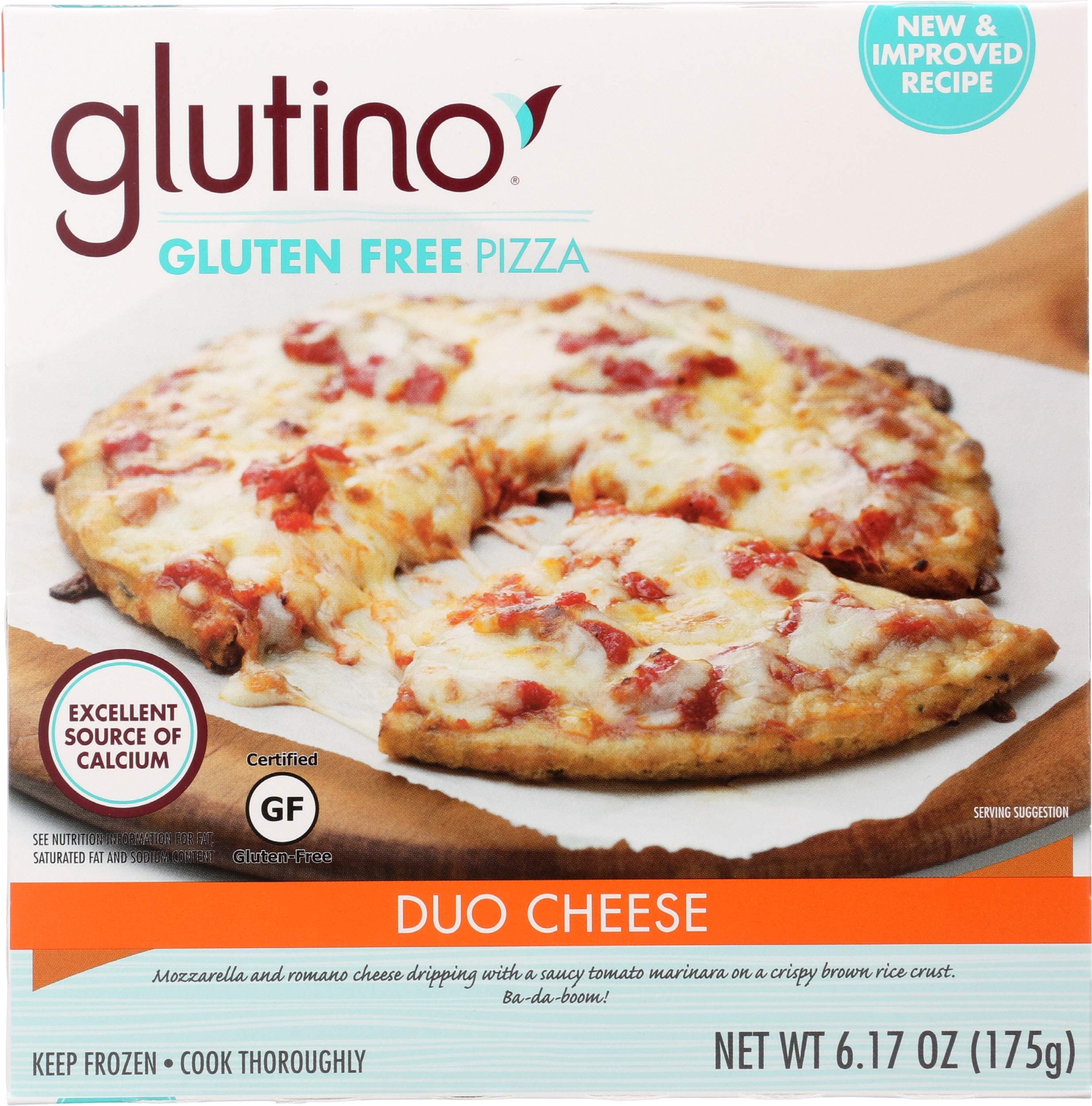 GLUTINO Duo Cheese Pizza, 6.17 OZ