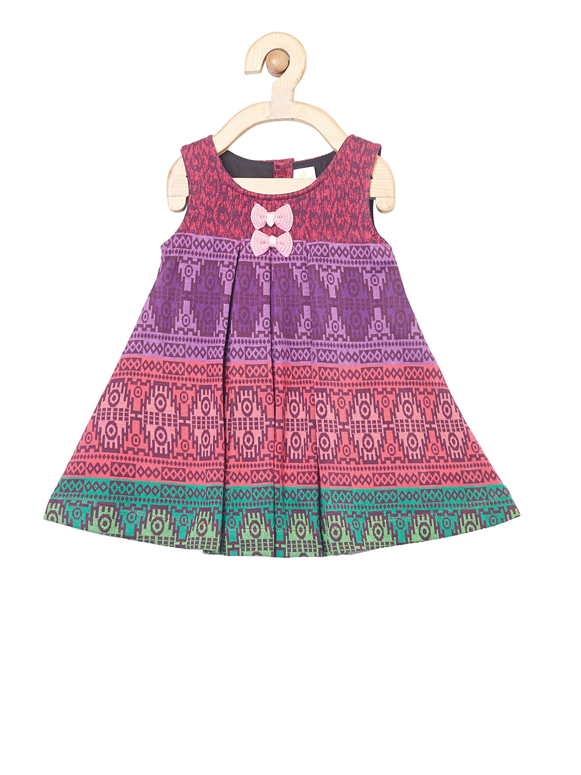 yellow Duck Cotton a-line Dress