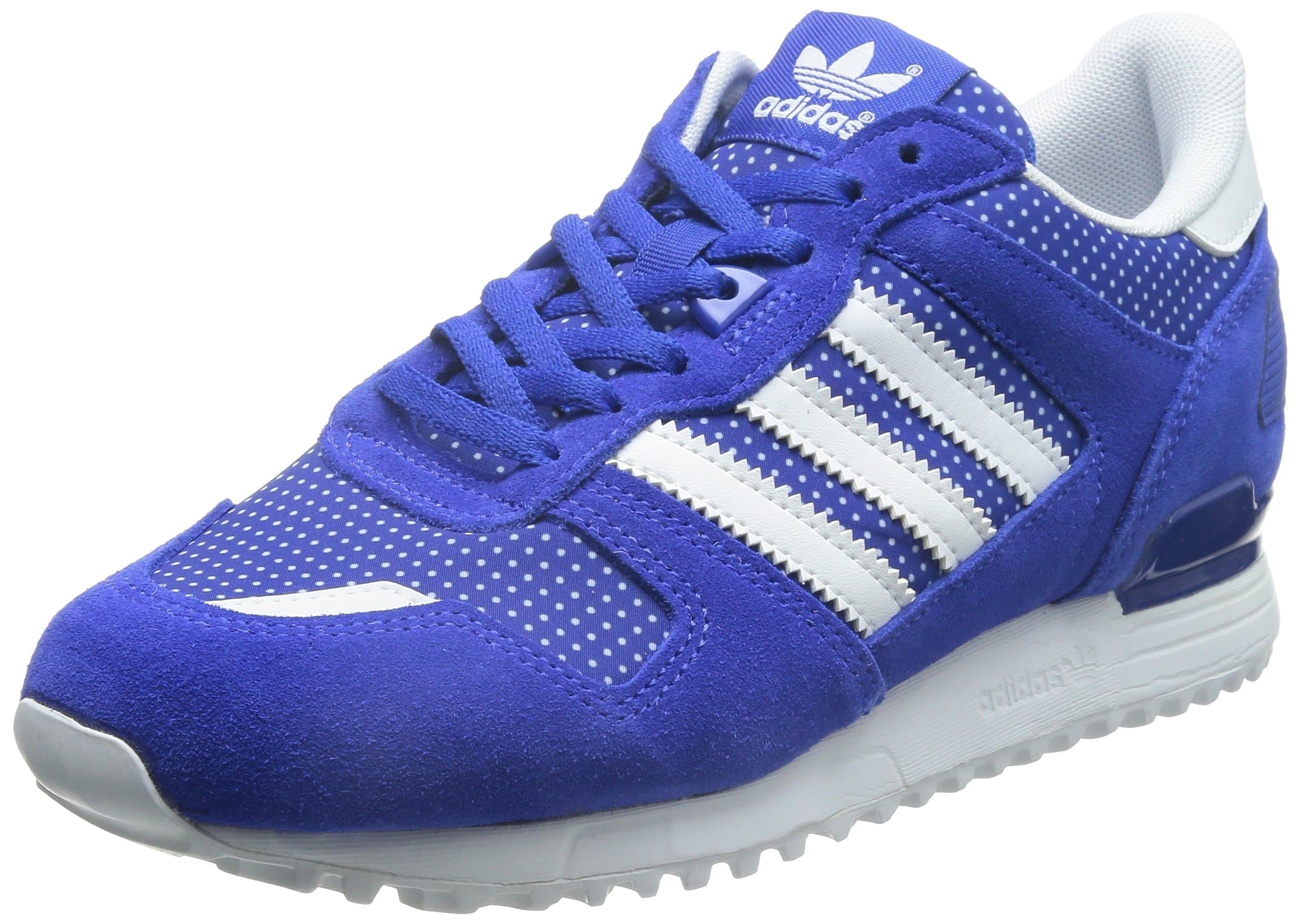 Adidas Women's ZX 700 W, BLUE/WHITE, 6 US