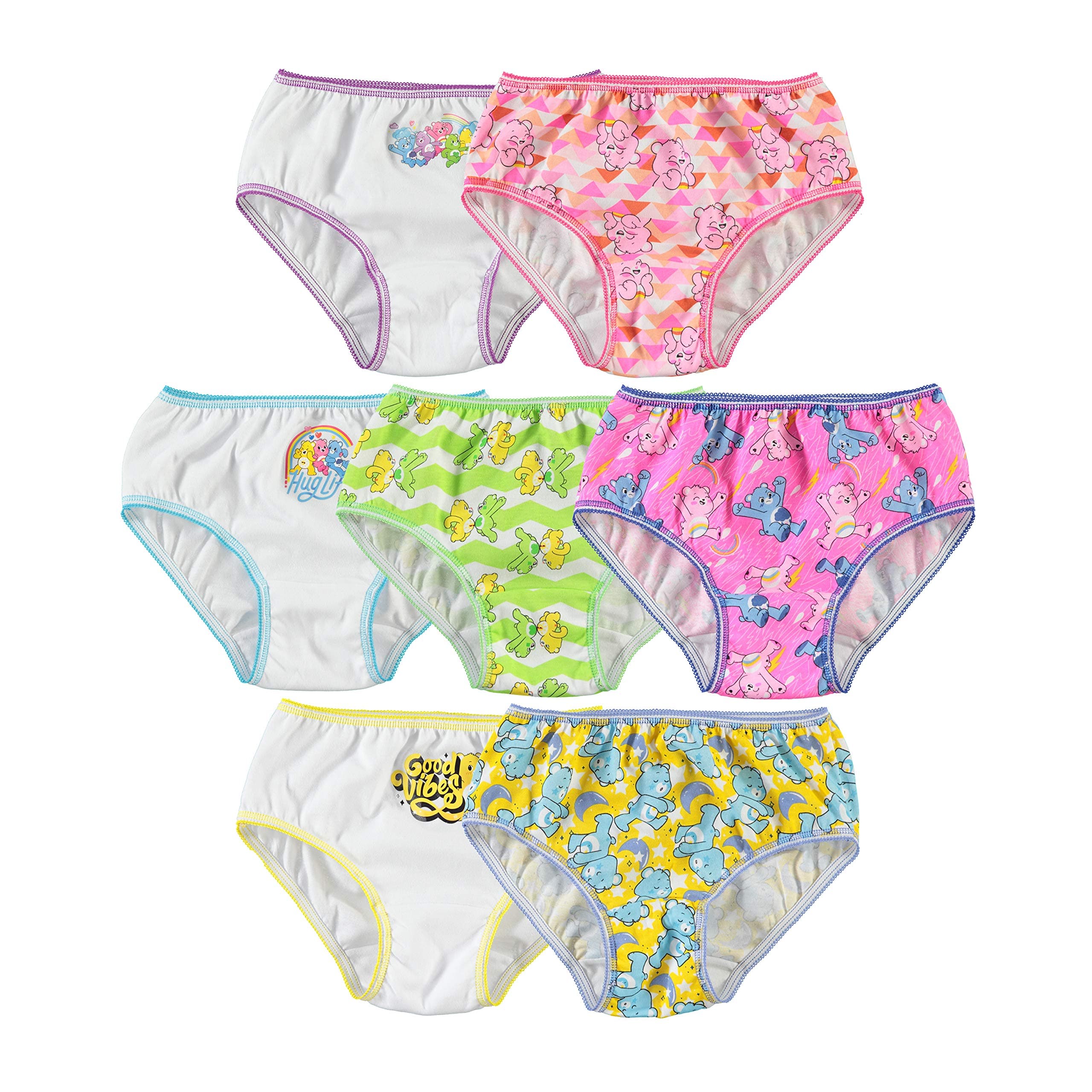 Care Bears girls Carebears 7pk panty Bikini Style Underwear